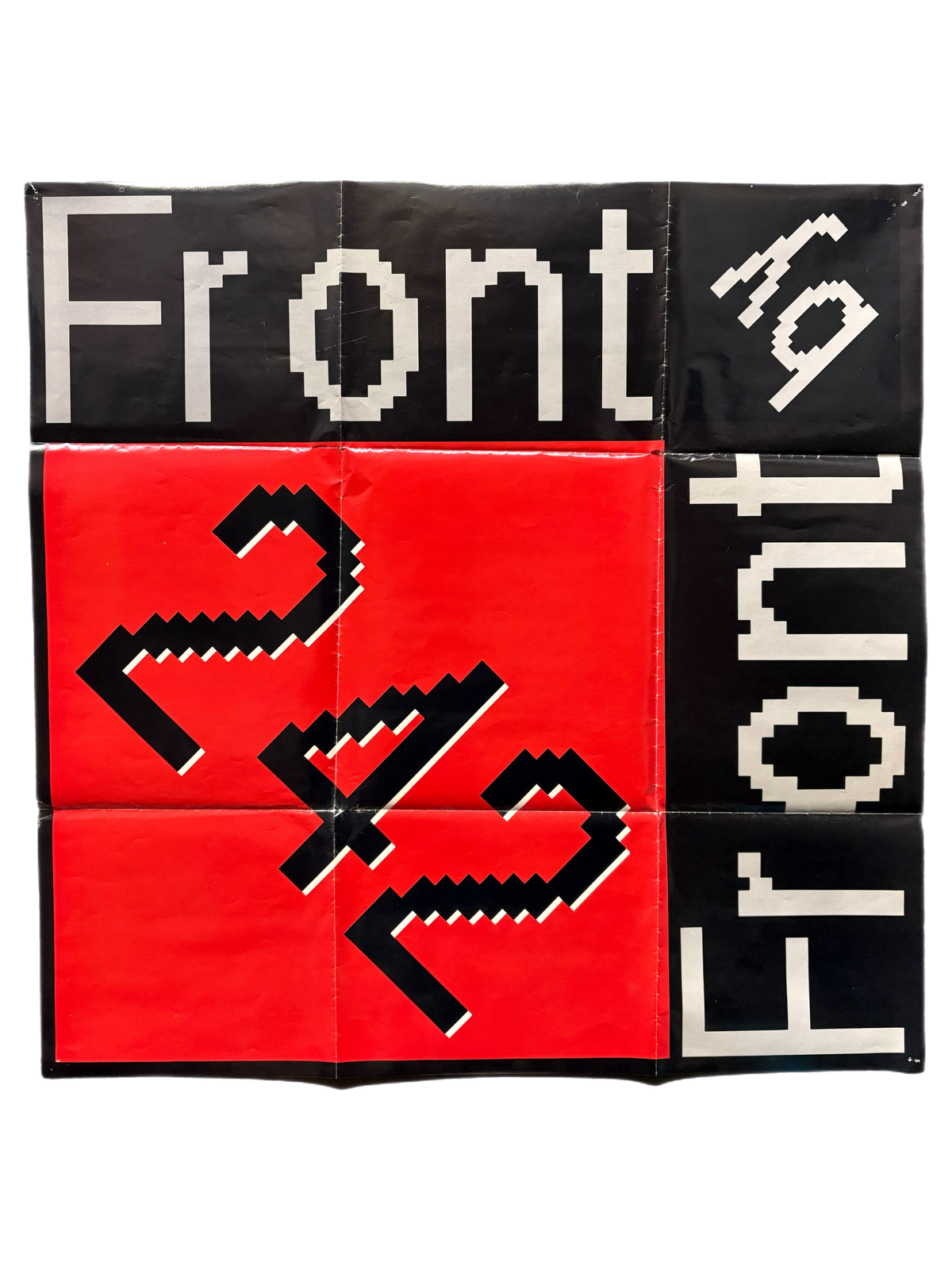 Vintage Front 242 "Front by Front" Wax Trax Promo Poster - jointcustodydc