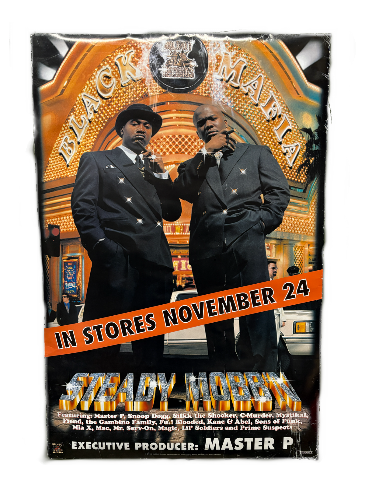 Vintage Steady Mobb'n "Black Mafia" Pen & Pixel Poster