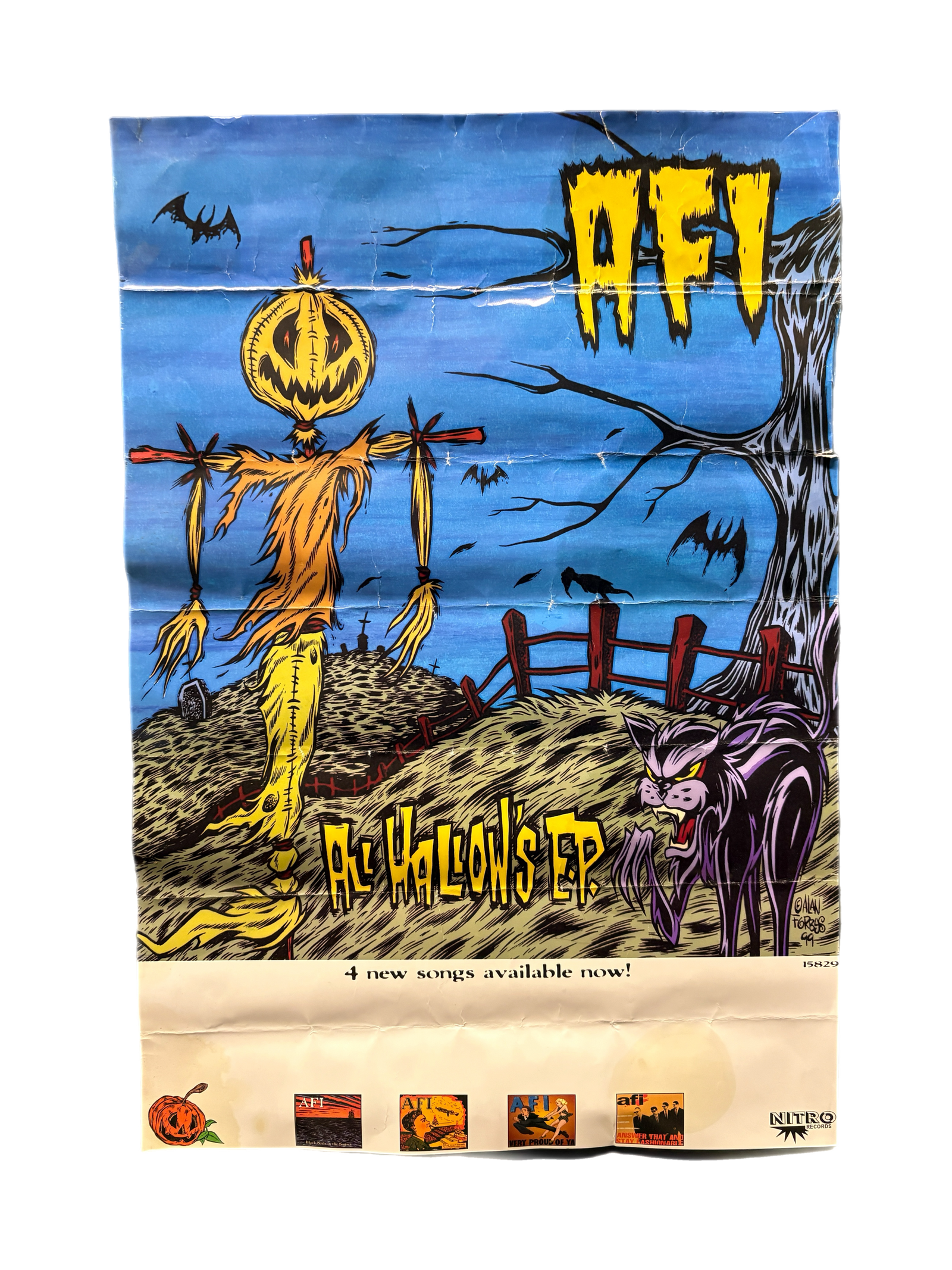 Vintage AFI "All Hallow's E.P." Poster - jointcustodydc