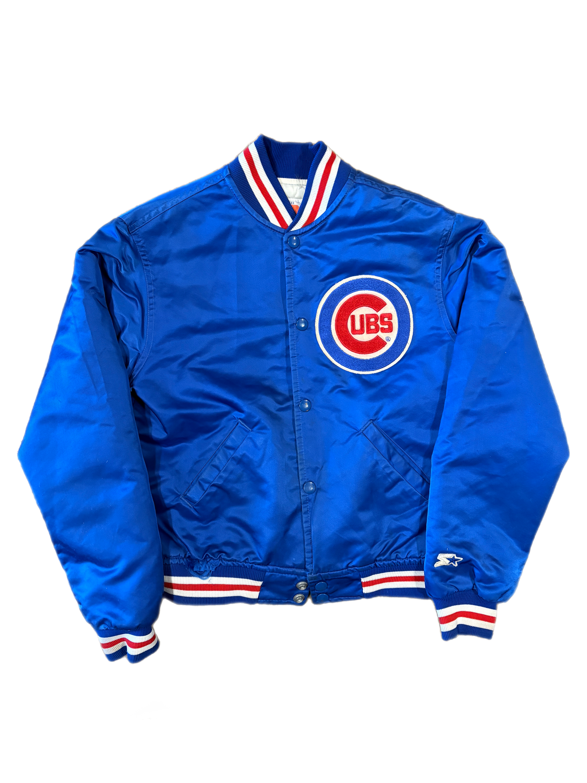 Vintage Chicago Cubs Starter Nylon Bomber Jacket - jointcustodydc