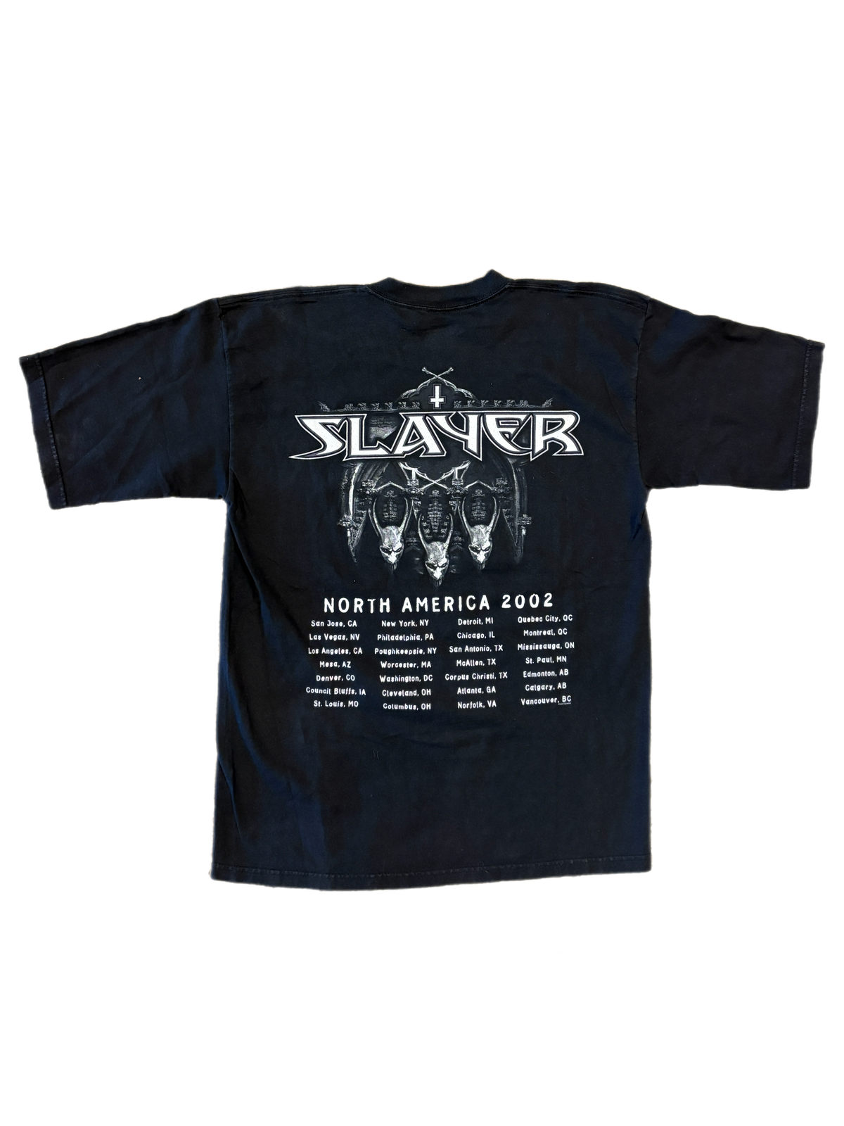 Vintage Slayer "North America Tour 2002" Shirt - jointcustodydc