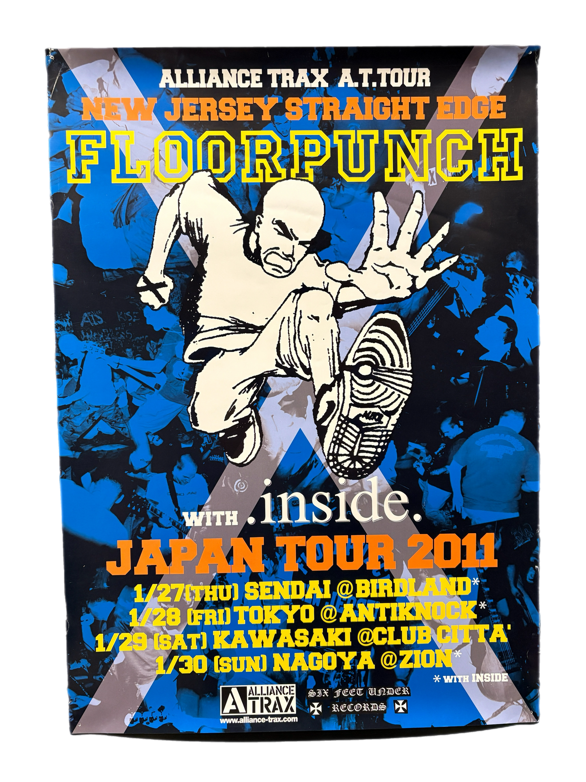 Vintagre Floorpunch "Japan Tour 2011" Poster - jointcustodydc