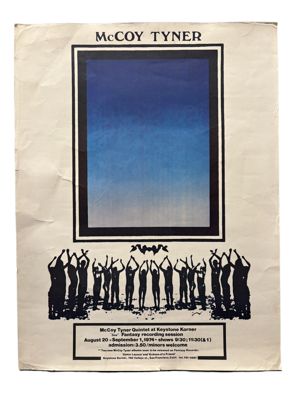 Vintage McCoy Tyner "Echoes of a Friend" Poster