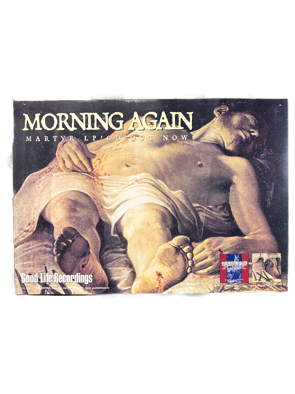 Vintage Morning Again "Martyr" Good Life Recordings Poster