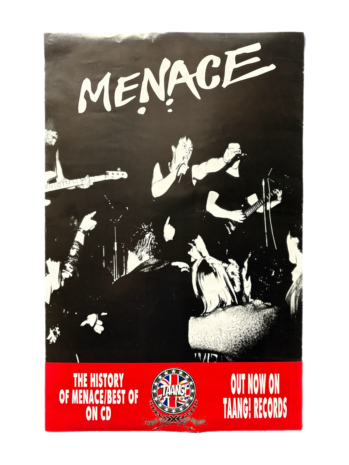 Vintage Menace "The History of Menace" Taang! Records Poster