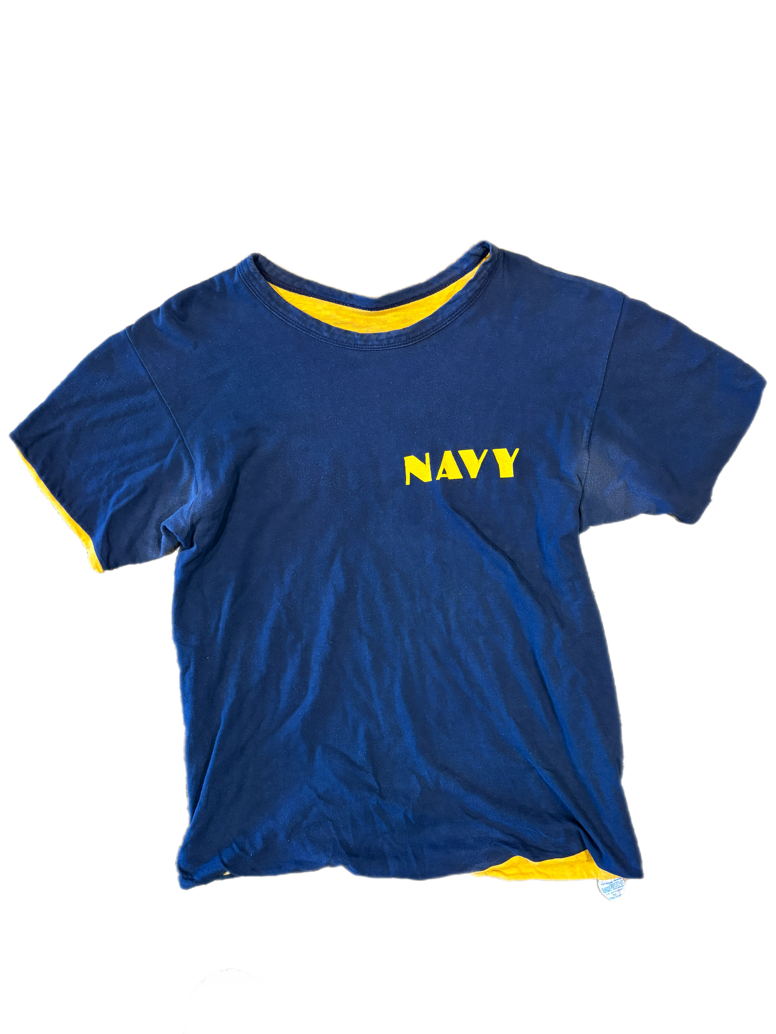 Vintage U.S. Navy "Double-Face" Blue-Bar Champion Shirt - jointcustodydc