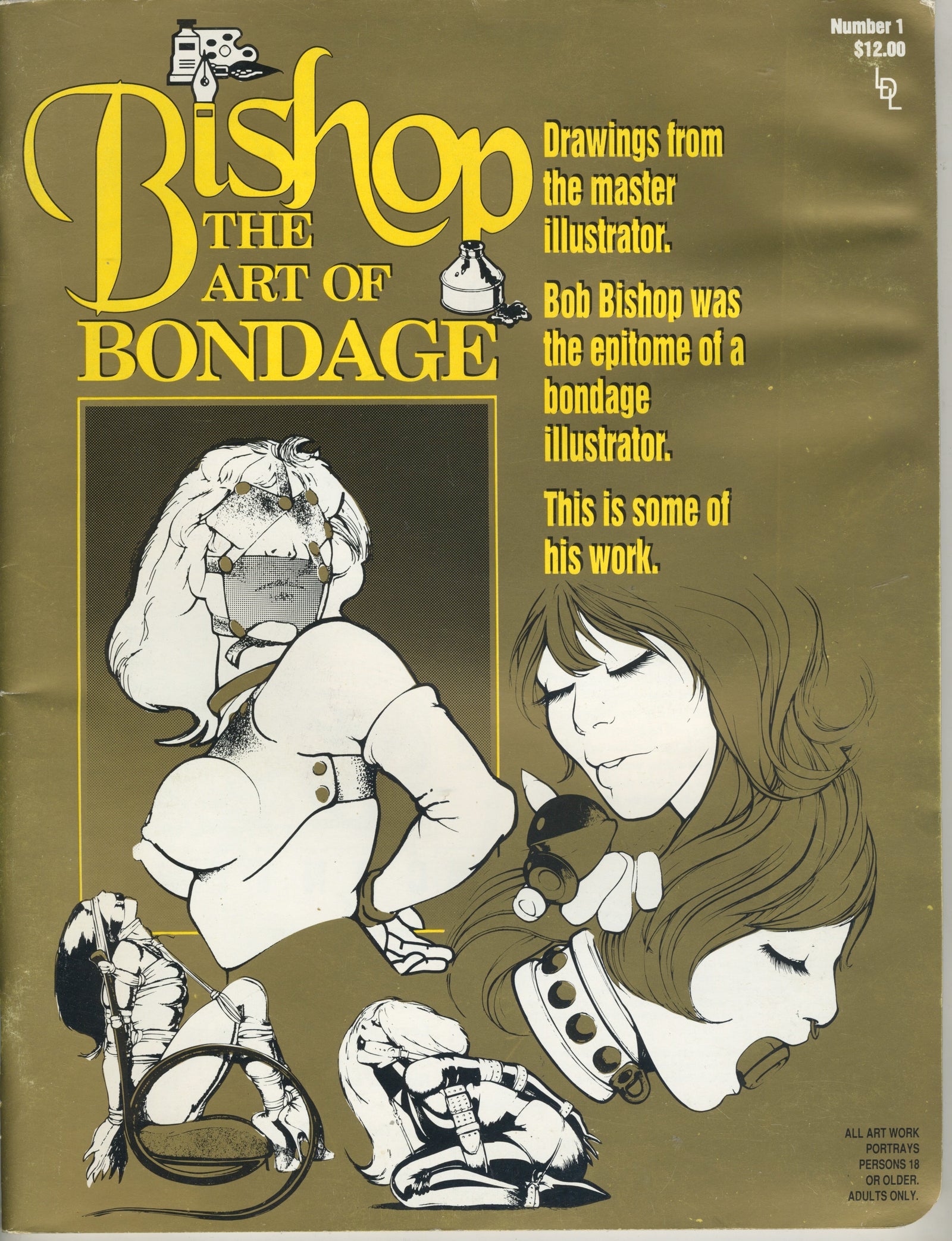 Vintage Bishop "The Art Of Bondage" Magazine Issue #1 - jointcustodydc