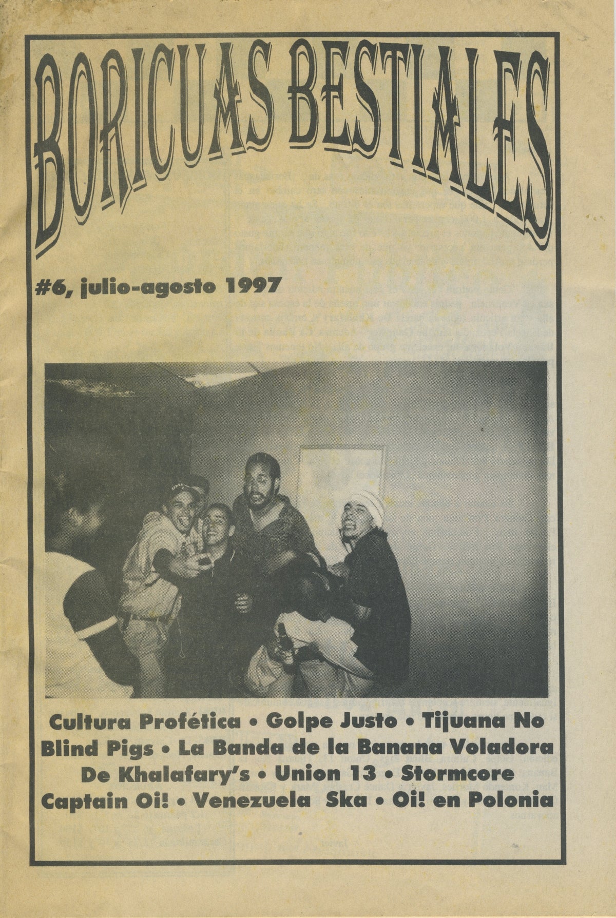 Vintage Boricuas Bestiales Fanzine Issue #6 - jointcustodydc