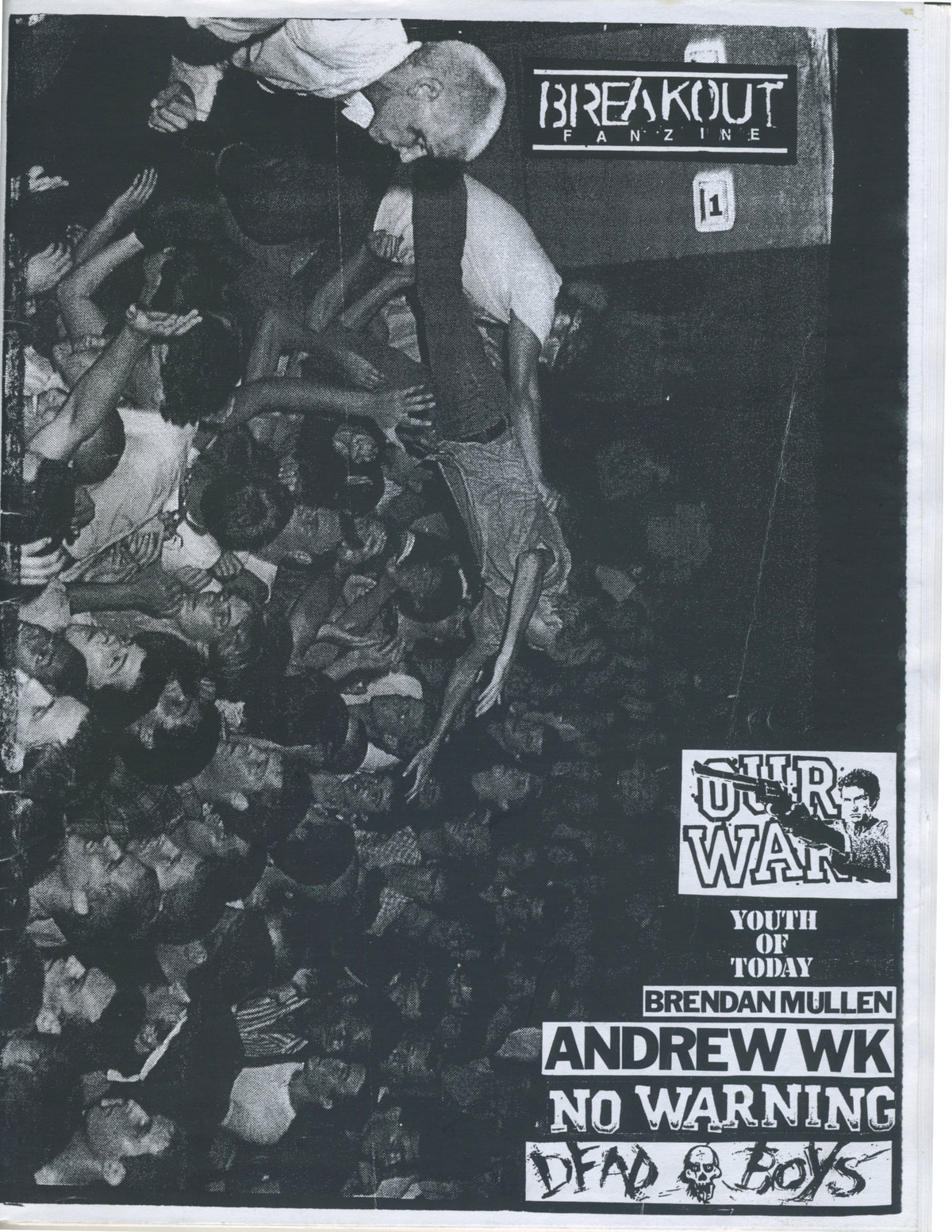 Vintage Breakout Fanzine &quot;Toronto Hardcore&quot; Issue #1