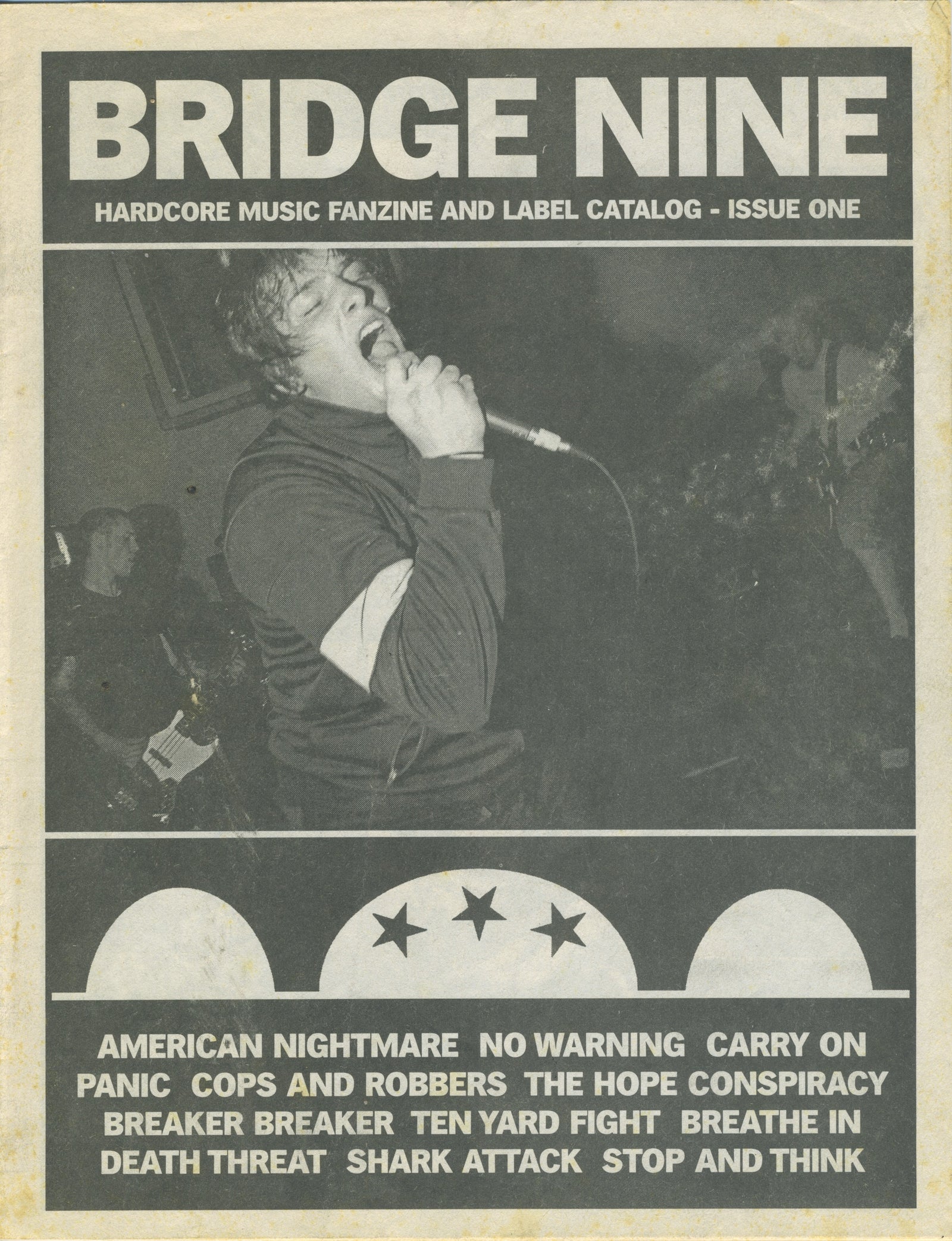 Vintage Bridge Nine Fanzine "First Catalog" Issue #1 - jointcustodydc