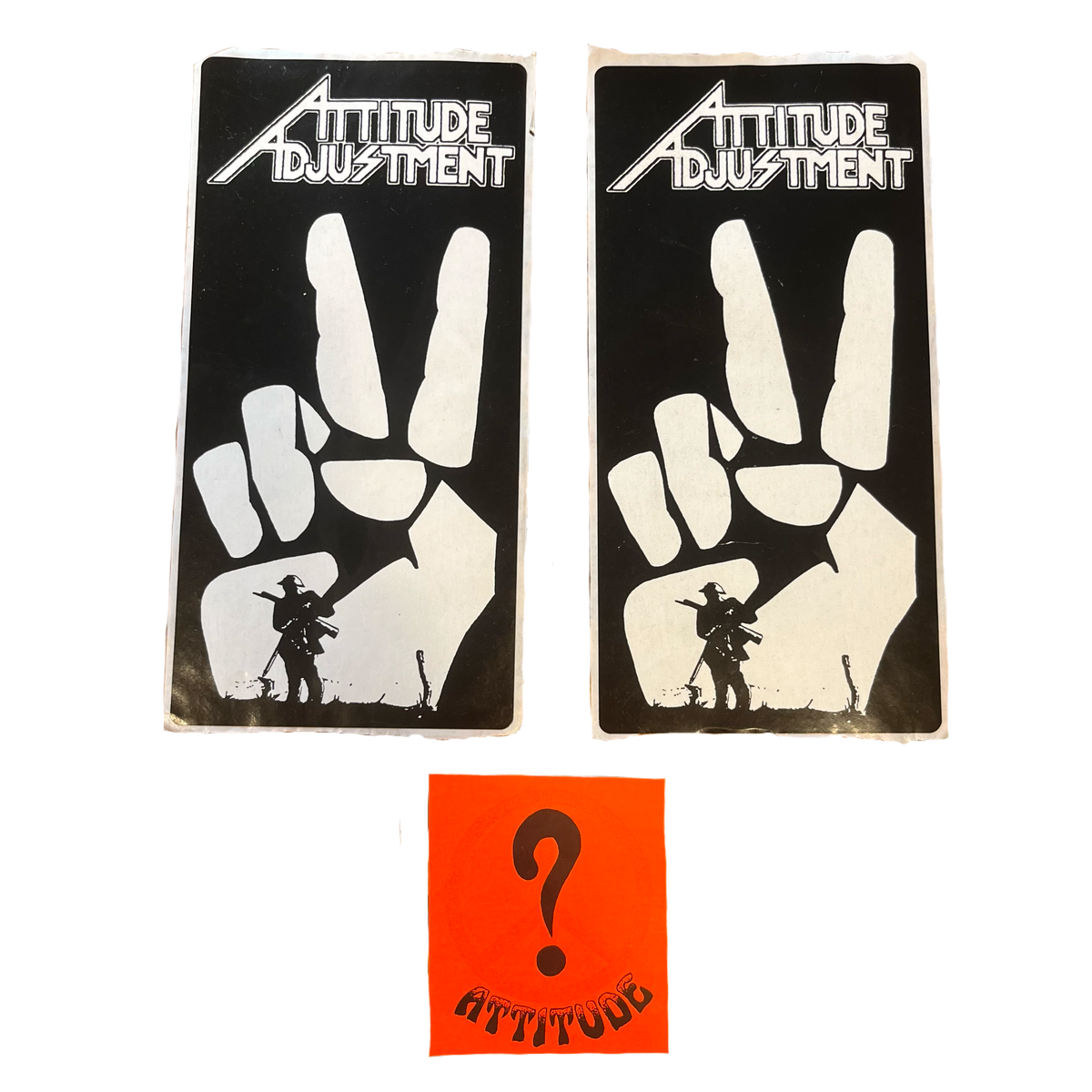 Vintage Attitude Adjustment &quot;Pusmort&quot; Sticker Set