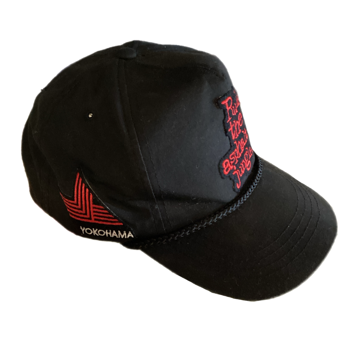 Vintage Yokohama Tires "Rule The Asphalt Jungle" Rope Snapback Hat - jointcustodydc