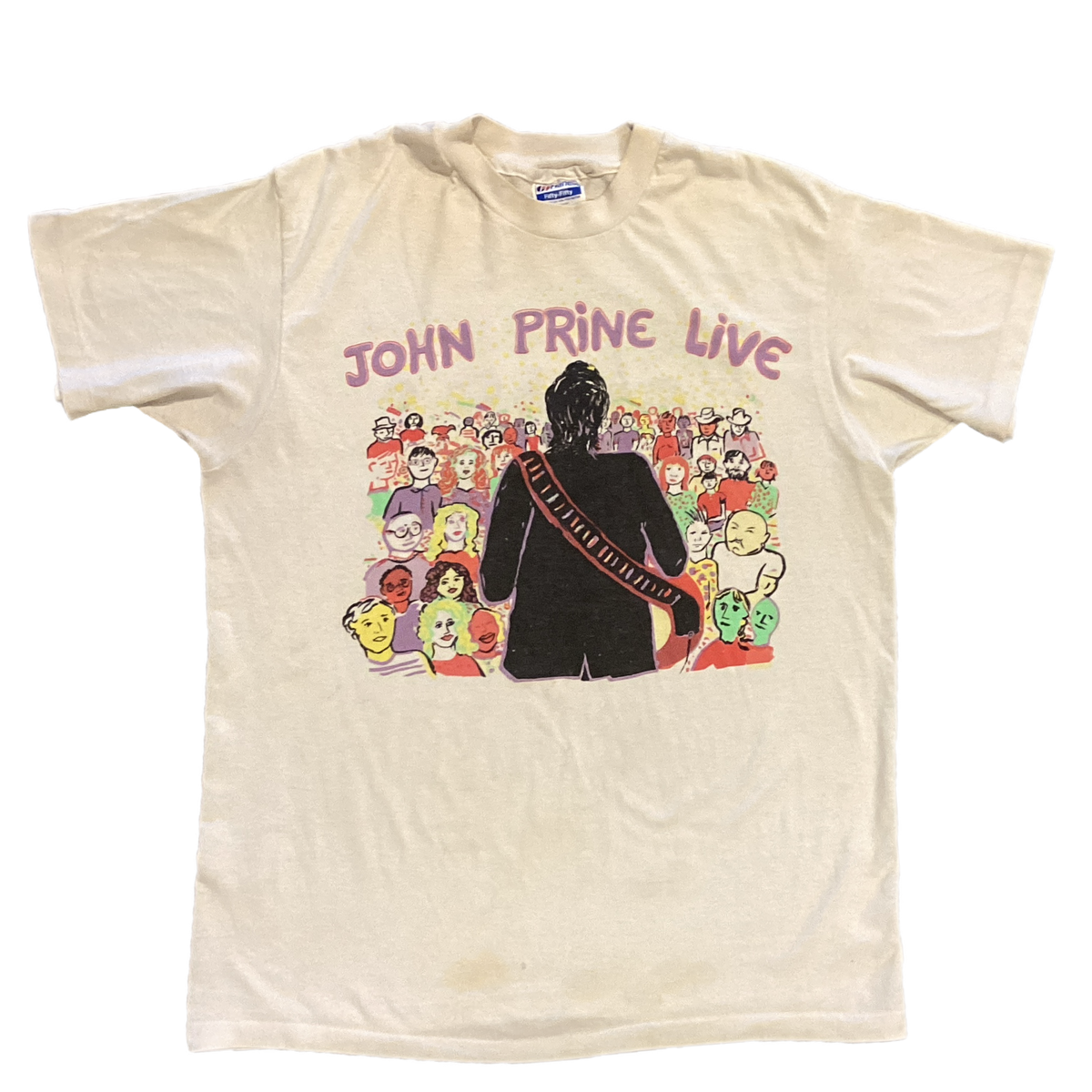 Vintage John Prine Live "Oh Boy Records" T-Shirt - jointcustodydc