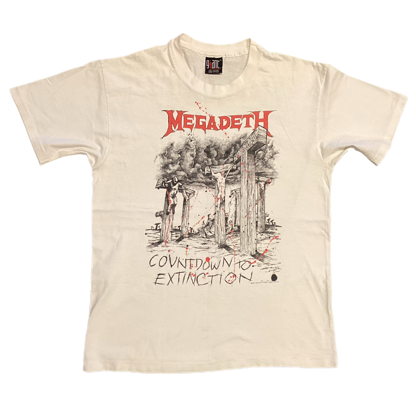 Vintage Megadeth "Countdown To Extinction" T-Shirt - jointcustodydc