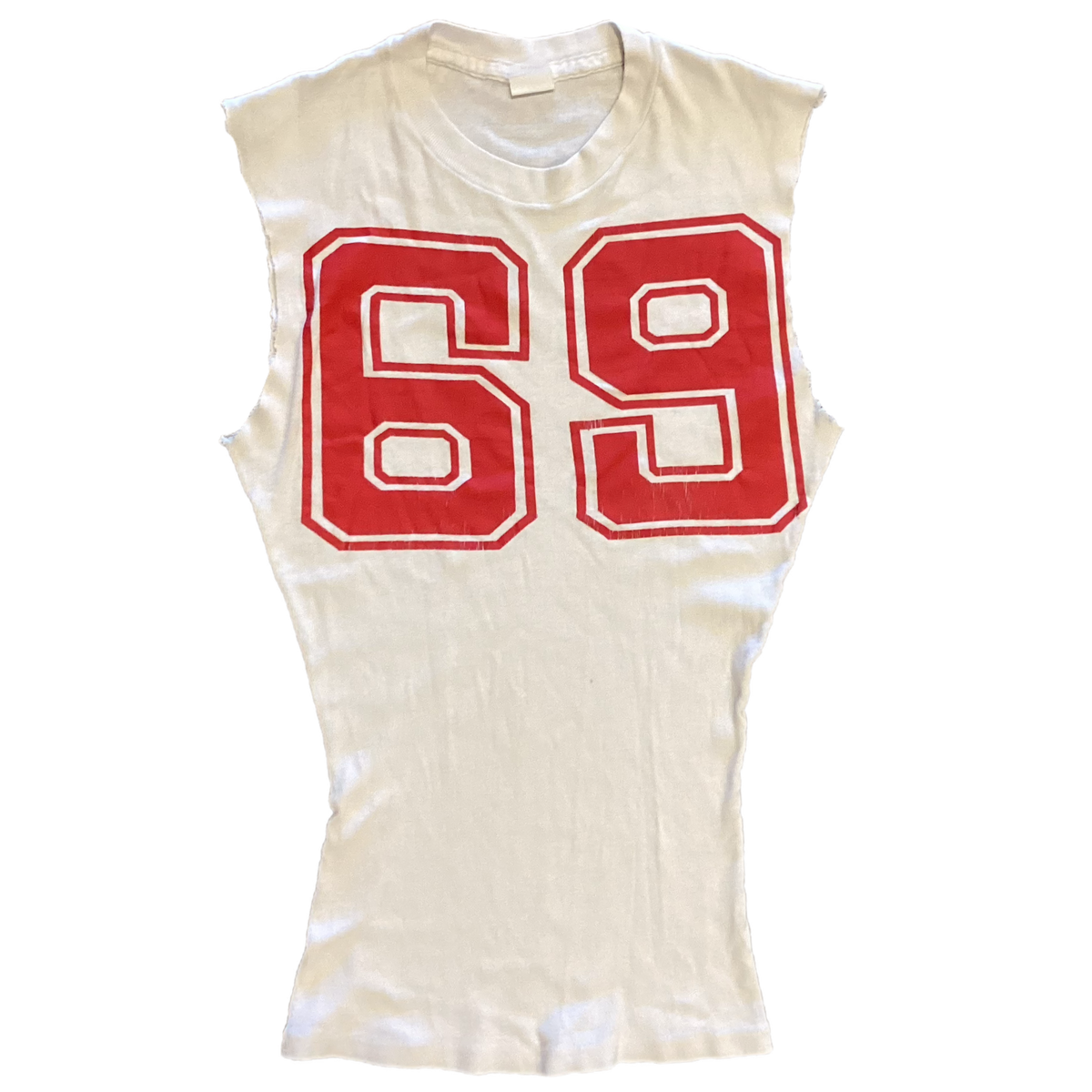 Vintage Sleeveless &quot;69&quot; &#39;80s T-Shirt