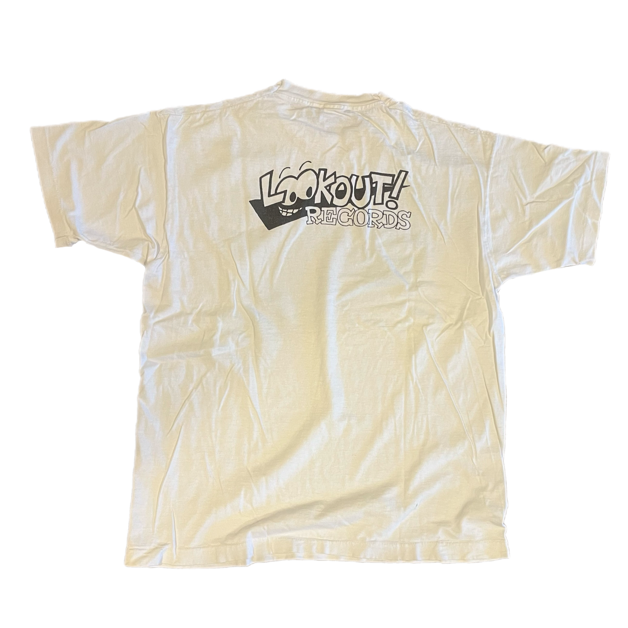 LOOKOUT RECORDS Tシャツ LOOKOUT! RECORDS Tシャツ LOGO WHITE | 45REVOLUTION