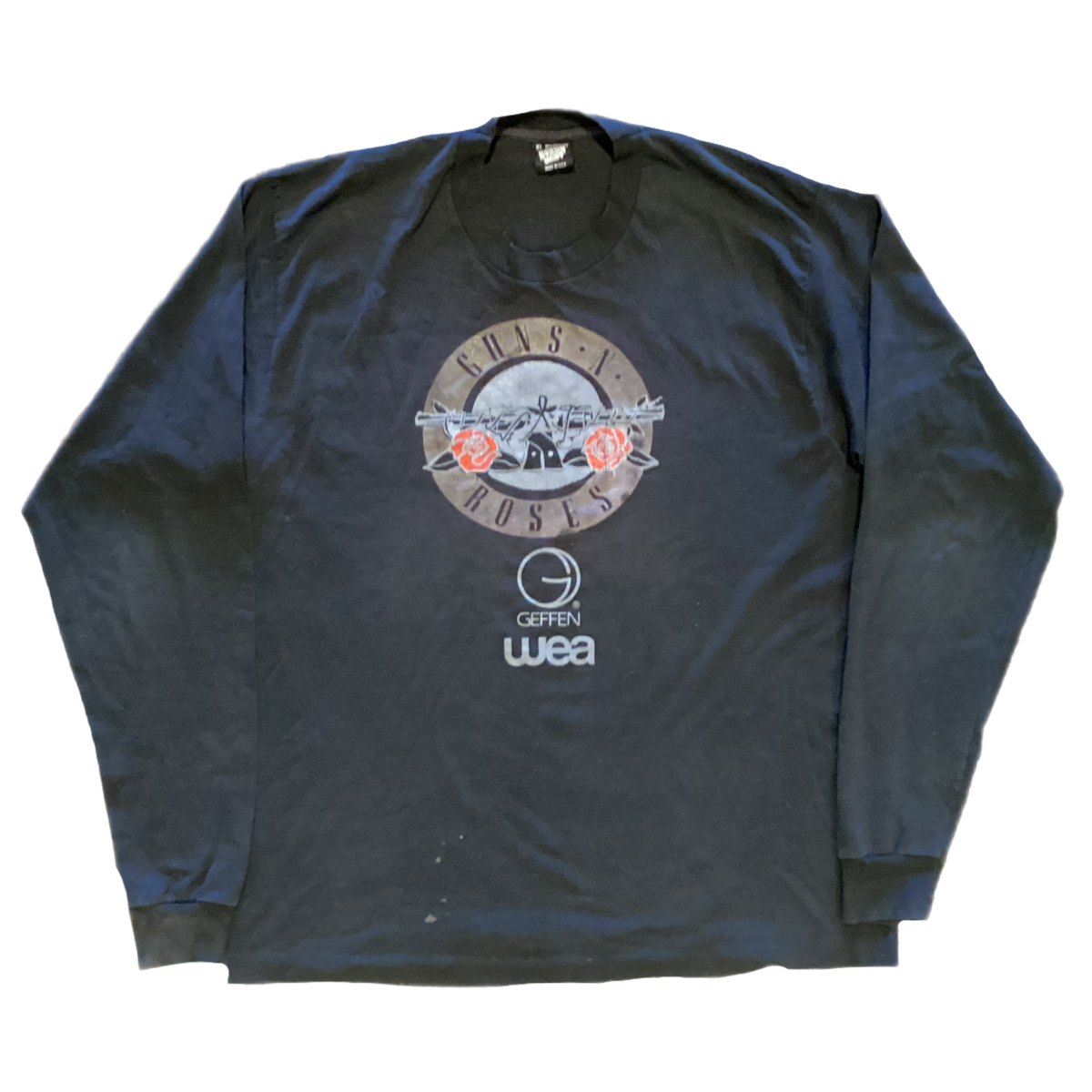 Vintage Guns N Roses "Appetite For Destruction" Geffen/WEA Promotional Long Sleeve Shirt - jointcustodydc