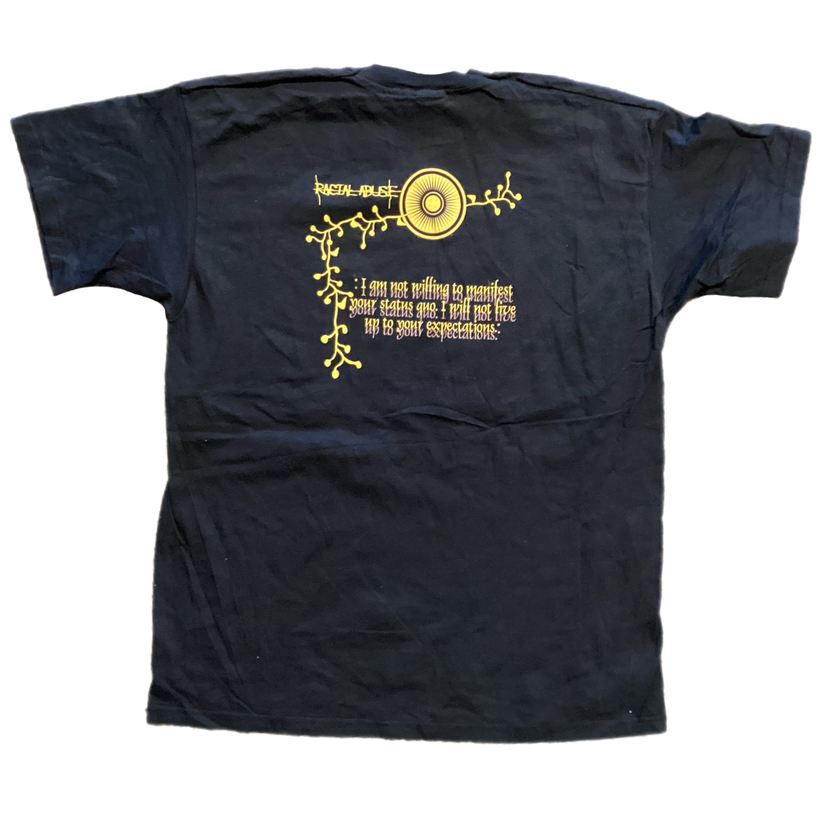 Vintage Racial Abuse “What Mirrors Conceal” Good Life Recordings T-Shirt - jointcustodydc
