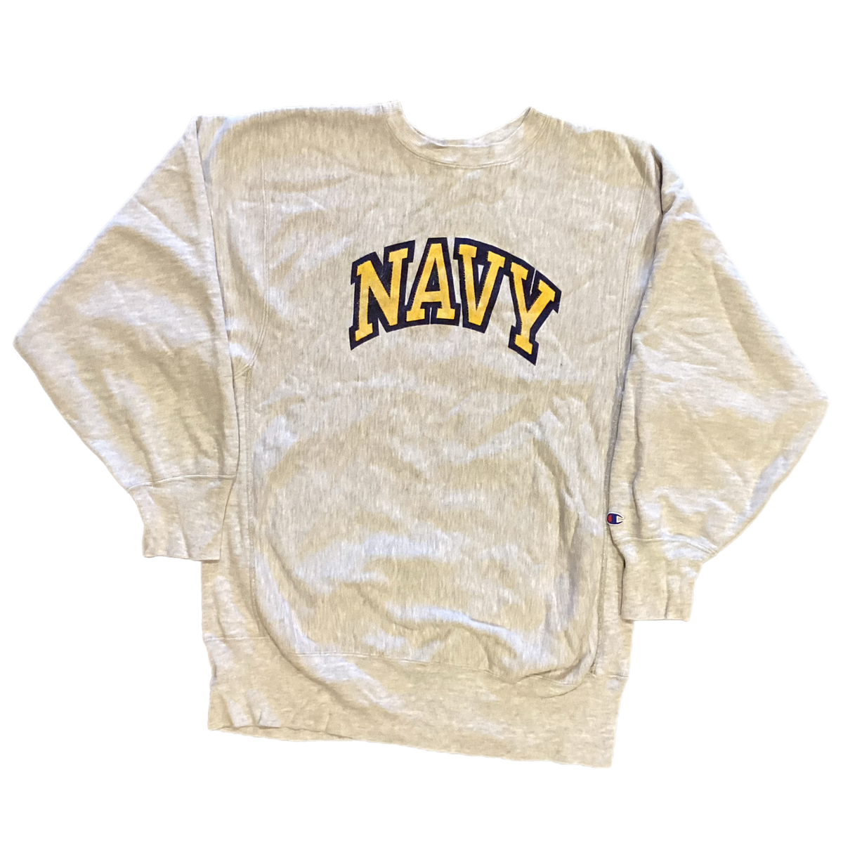 Vintage Champion &quot;NAVY&quot; Reverse Weave Crewneck Sweatshirt
