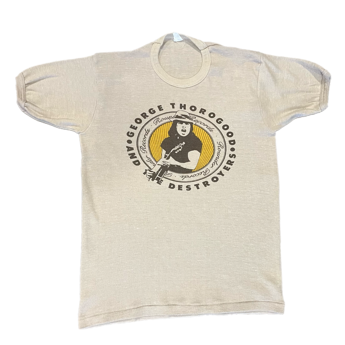 Vintage George Thorogood And The Destroyers "Rounder Records" T-Shirt - jointcustodydc