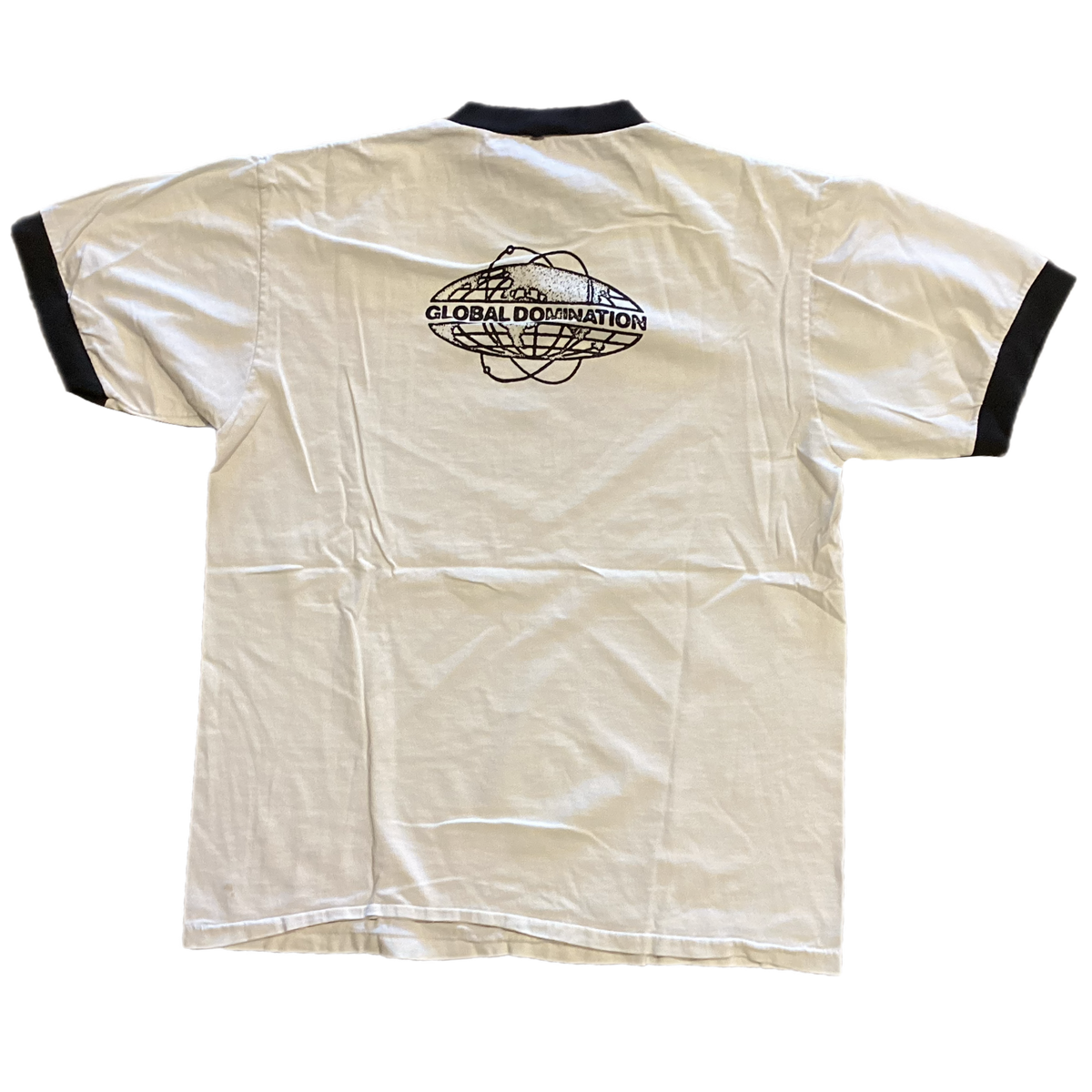 Vintage Kiss It Goodbye "Global Domination" Ringer Shirt