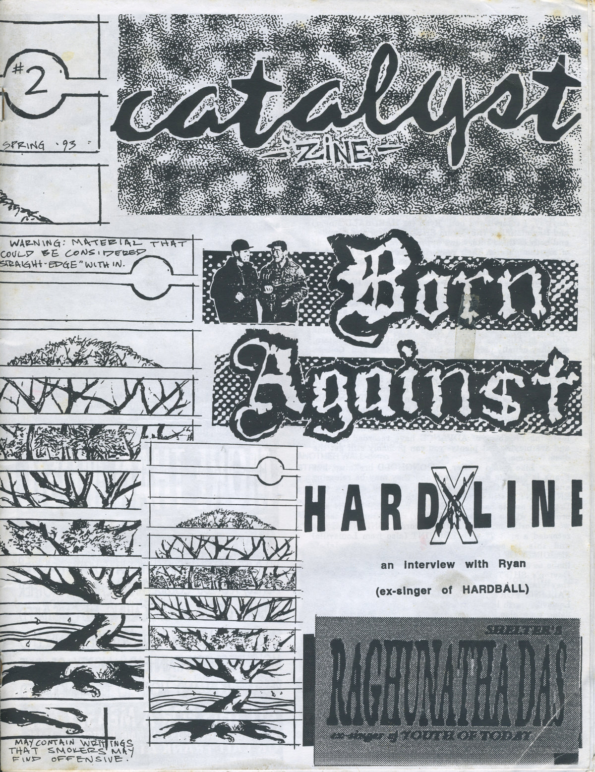 Vintage Catalyst "Bloomington, IN" Hardcore Fanzine Issue #2