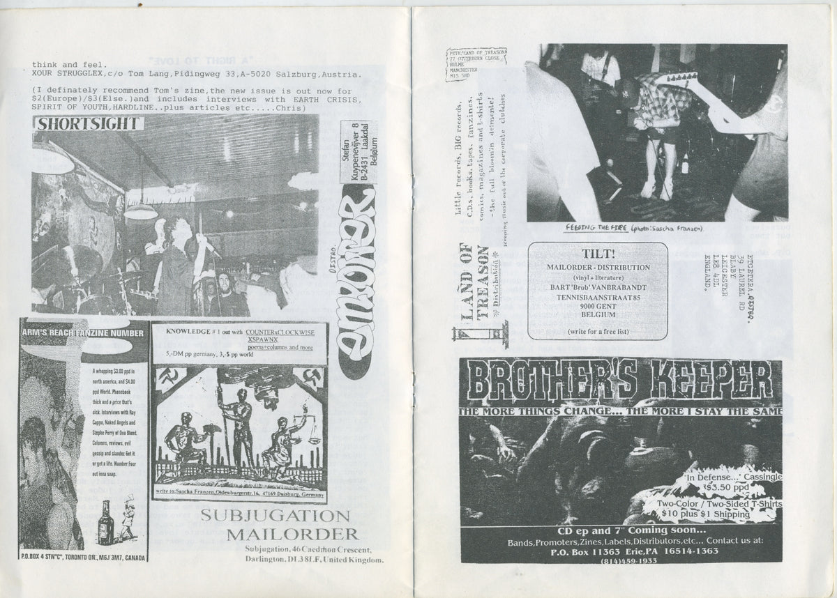 Vintage Clear Perception &quot;UK Straight Edge&quot; Fanzine