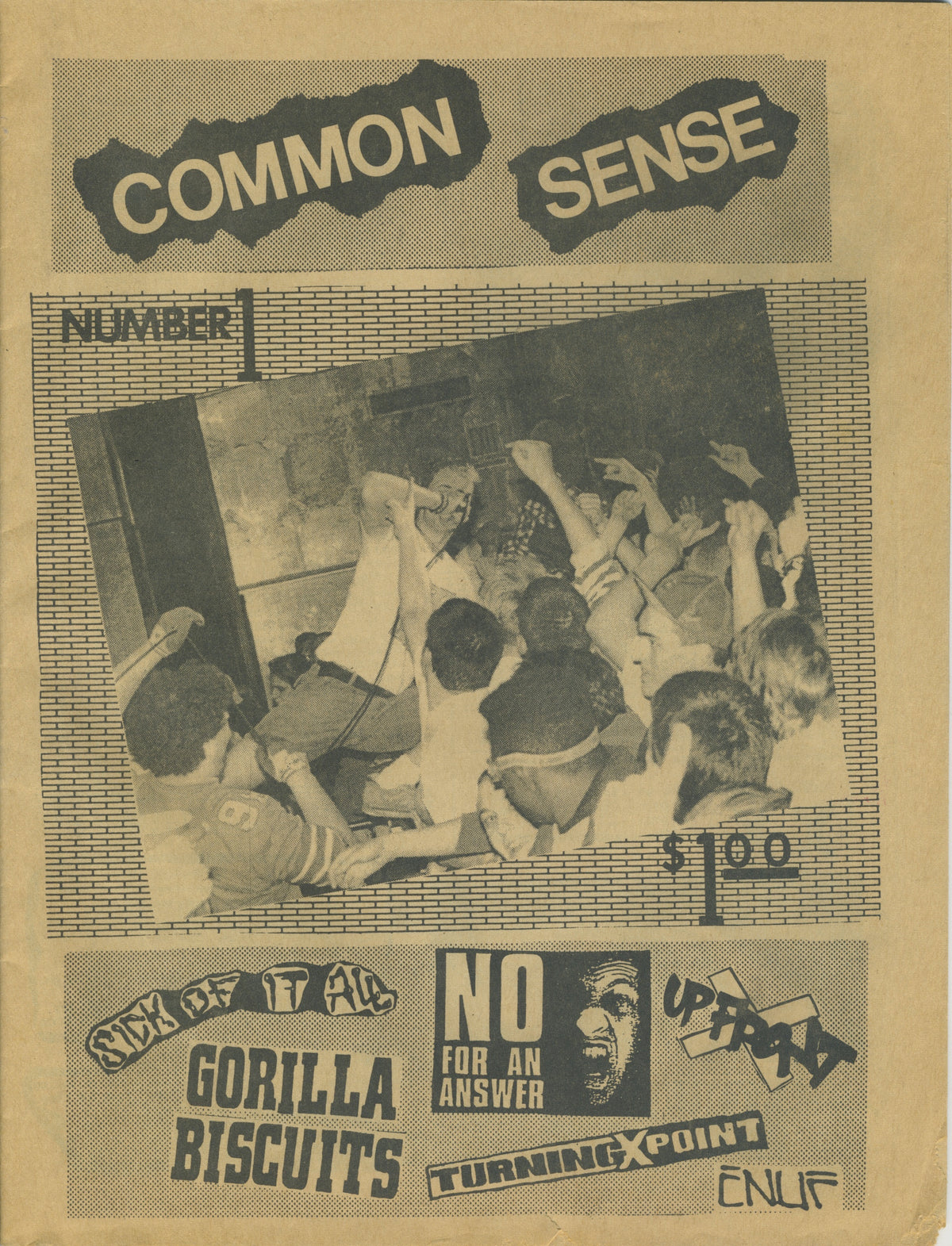 Vintage Common Sense Fanzine Issue #1