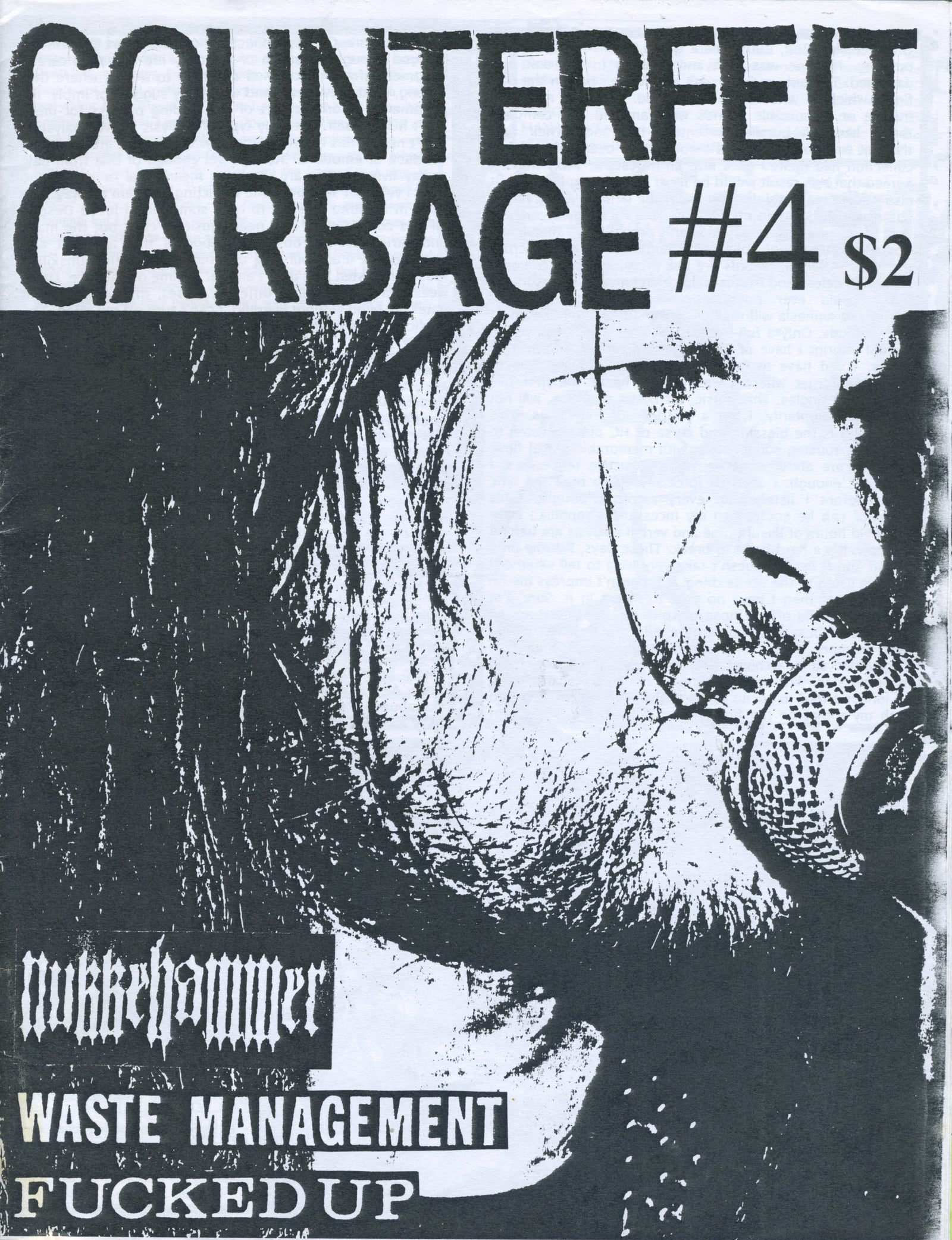 Counterfeit Garbage Hardcore Fanzine Issue #4 - jointcustodydc
