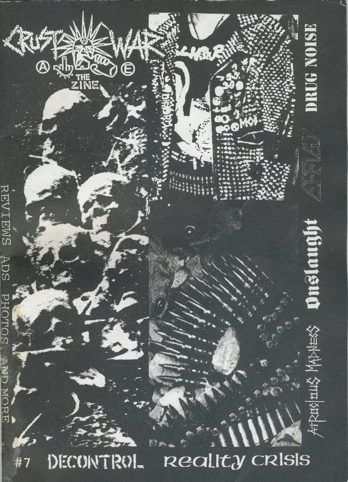 Vintage Crust War Fanzine Issue #7