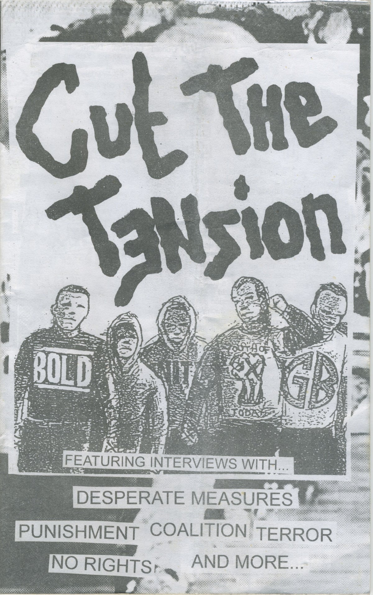 Vintage Cut The Tension "Hardcore" Fanzine Half Issue #4.5 - jointcustodydc