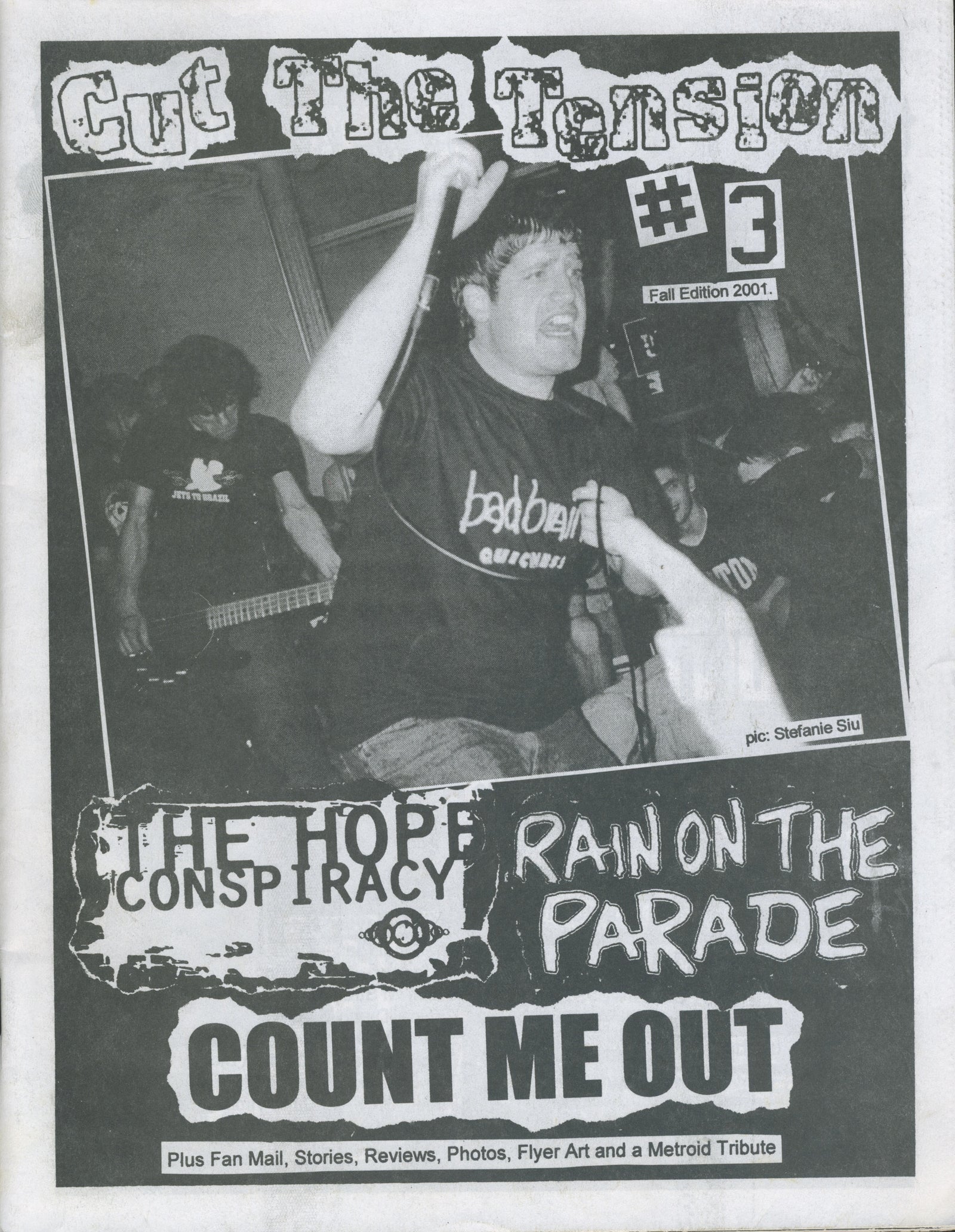 Vintage Cut The Tension "Hardcore" Fanzine Issue #3 - jointcustodydc