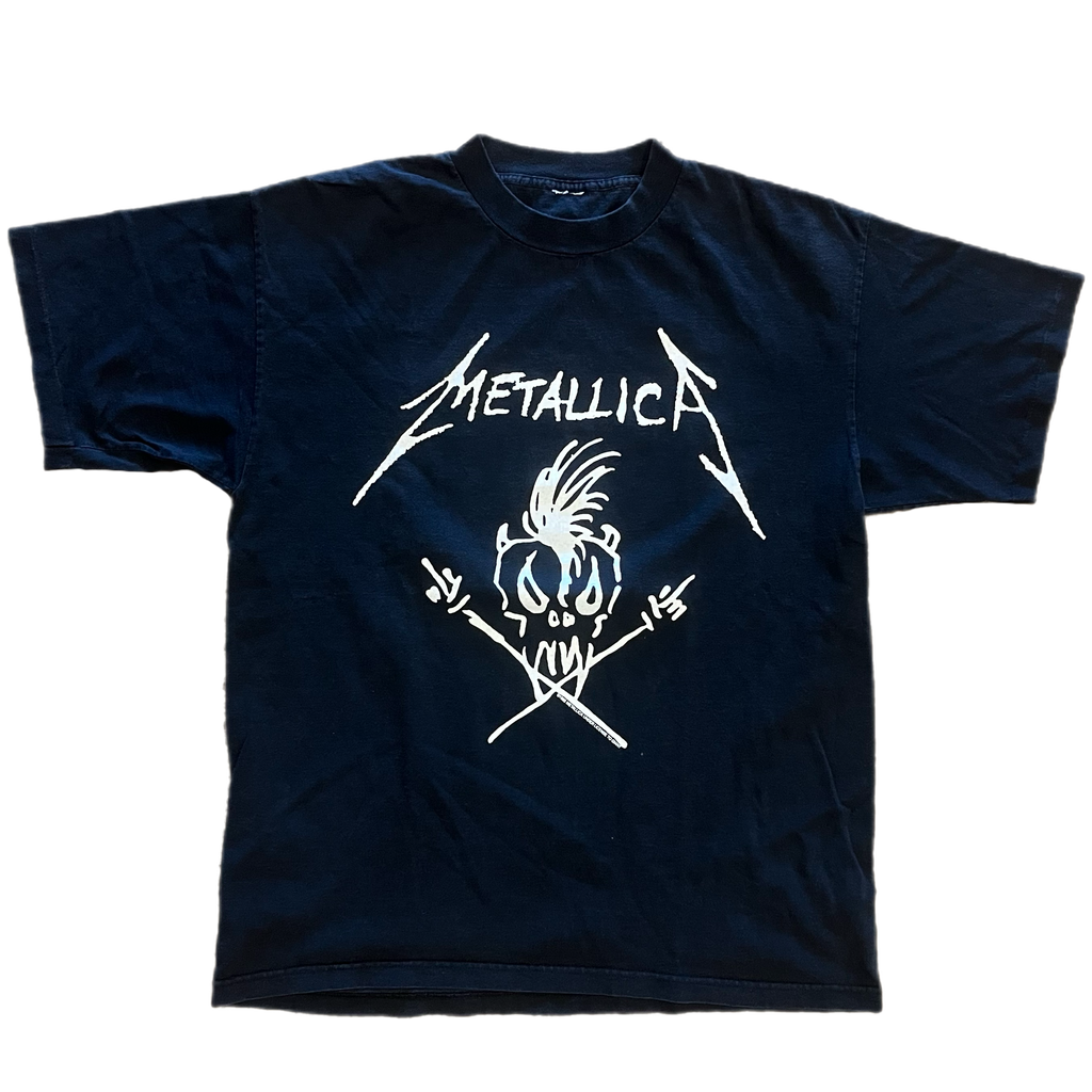 METALLICA BEEN THERE DONE IT ツアーT ネイビー M