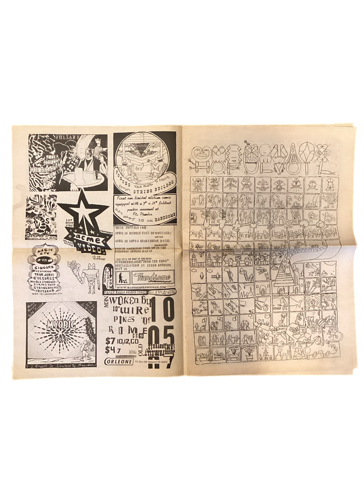 Vintage Paper Rodeo "April/May 2000" Comic Newspaper Issue 1