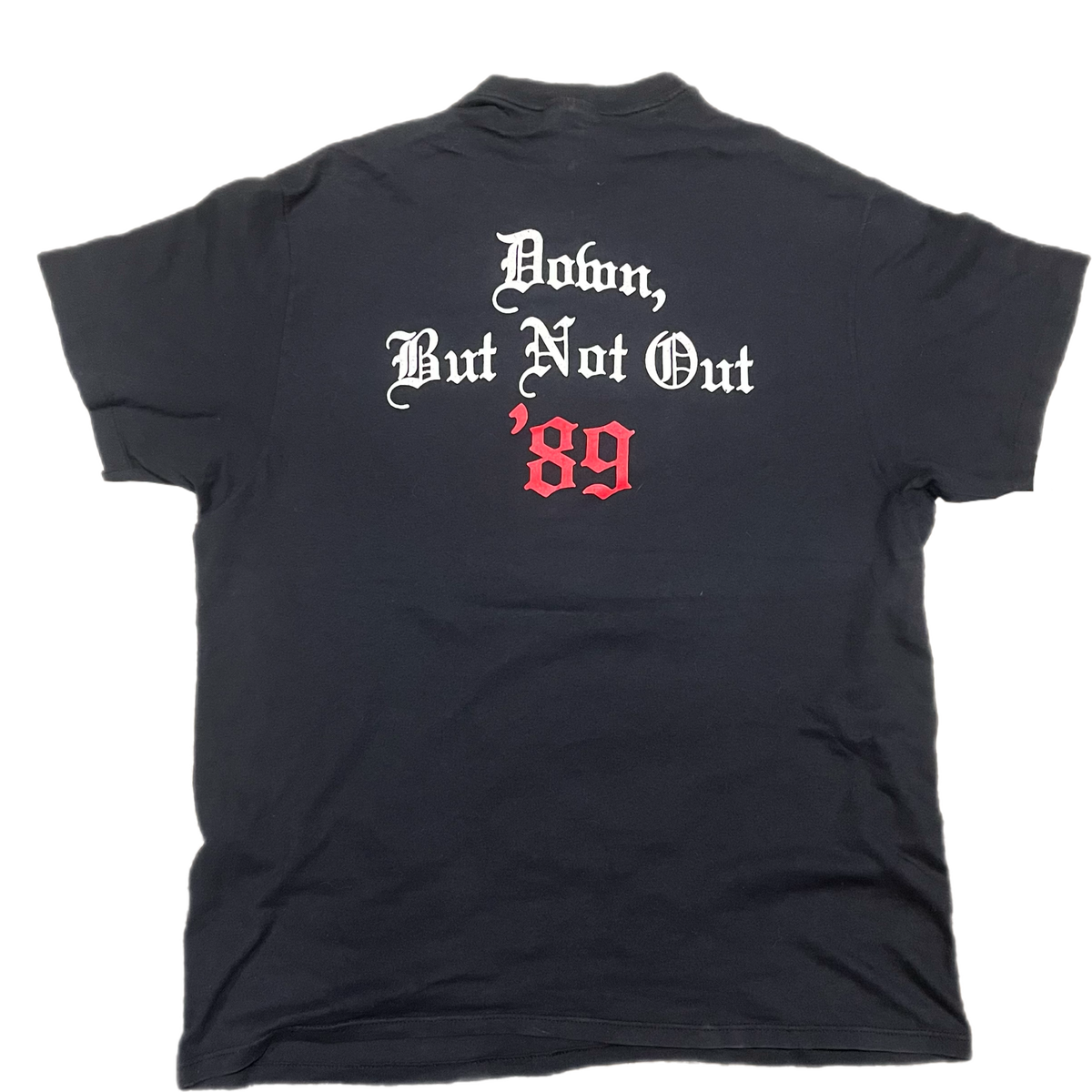 Vintage Cro-Mags &quot;Down But Not Out&quot; &#39;89 Tour T-Shirt