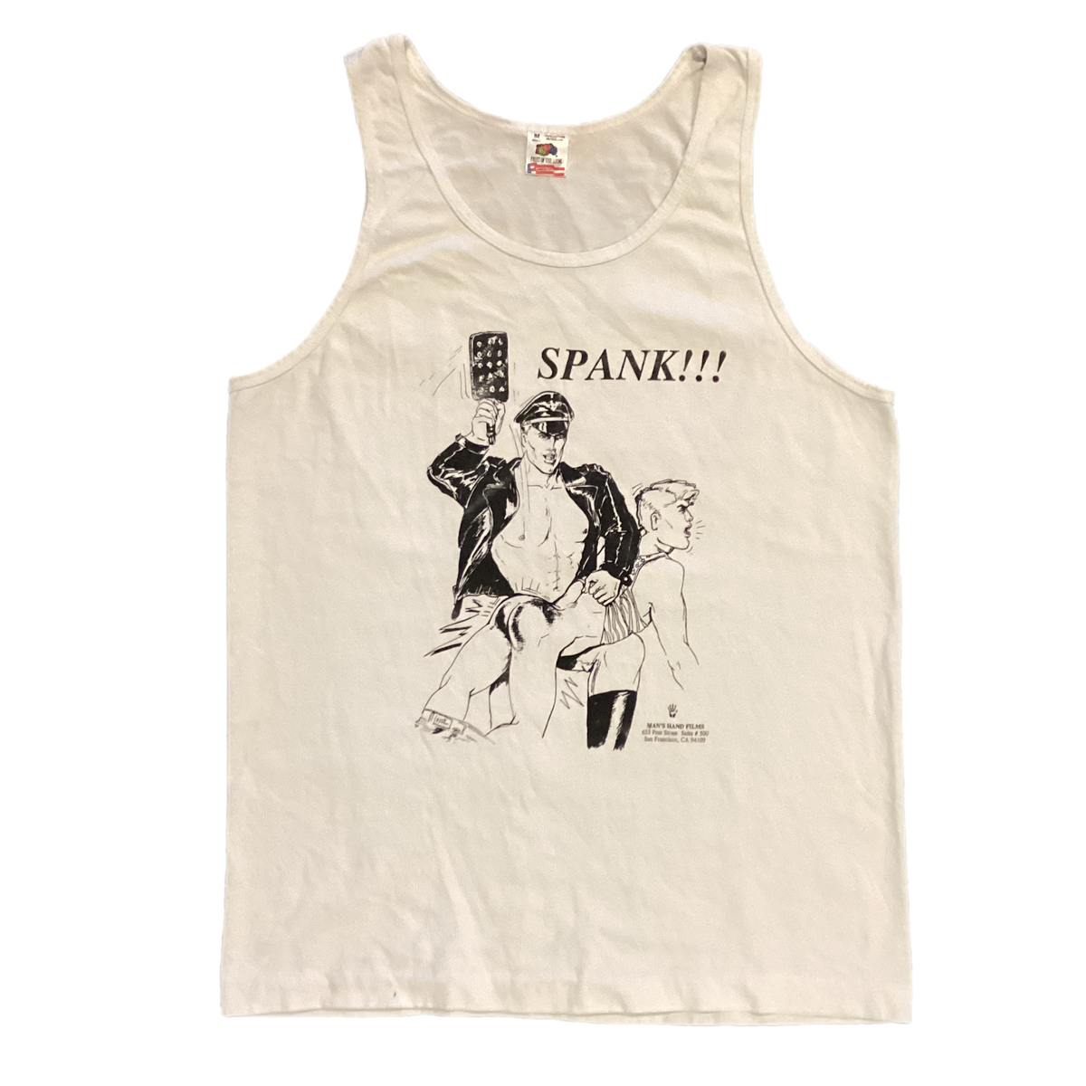 Vintage Man's Hand Films San Francisco "Spank!!!" Tank Top