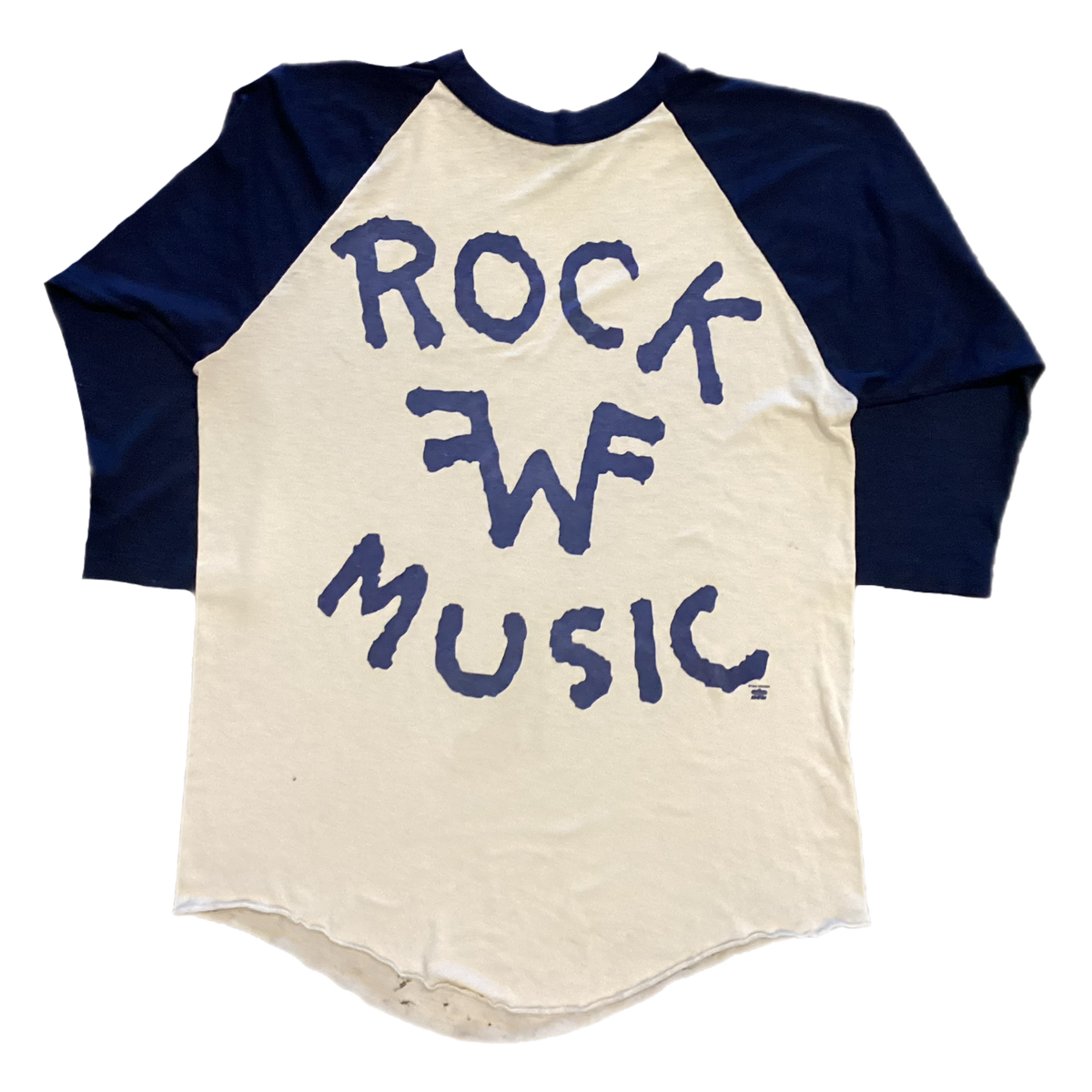 Vintage Weezer &quot;Rock Music&quot; &#39;94 Raglan Baseball Shirt