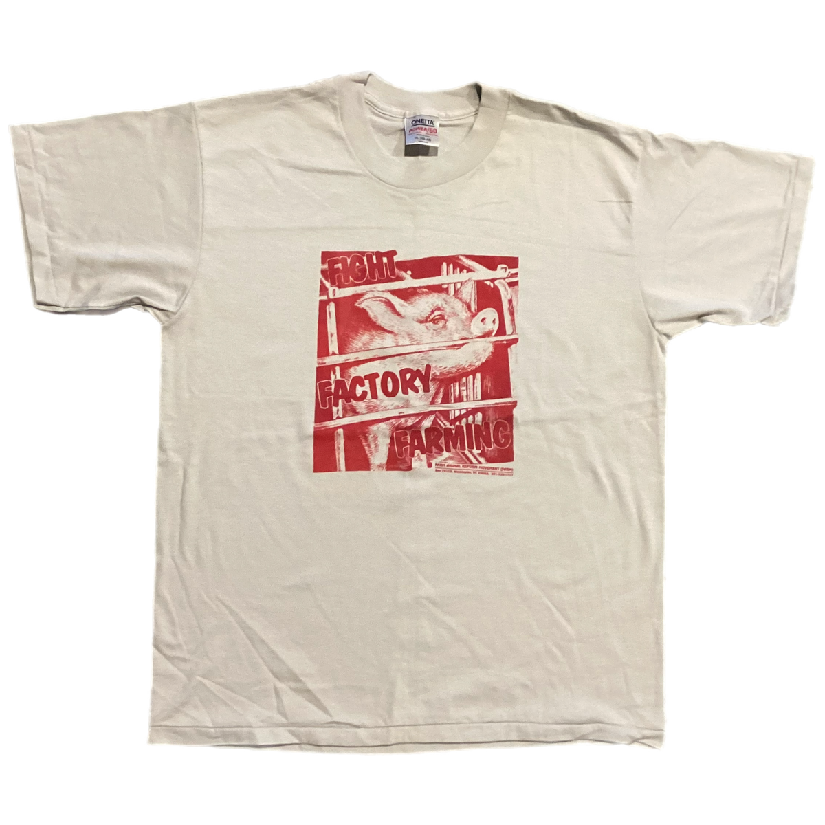 Vintage FARM "Fight Factory Farming" T-Shirt - jointcustodydc