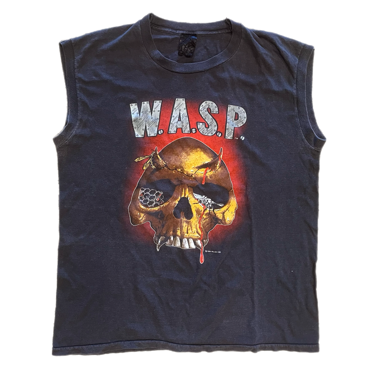 Vintage W.A.S.P. &quot;Animal&quot; &#39;84 Sleeveless Tour T-Shirt