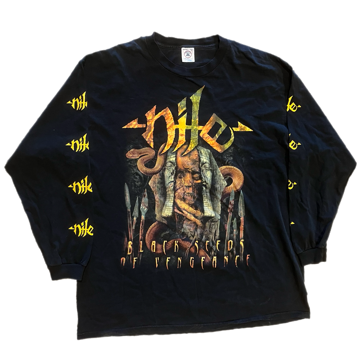 Vintage Nile &quot;Black Seeds Of Vengeance&quot; Long Sleeve Shirt