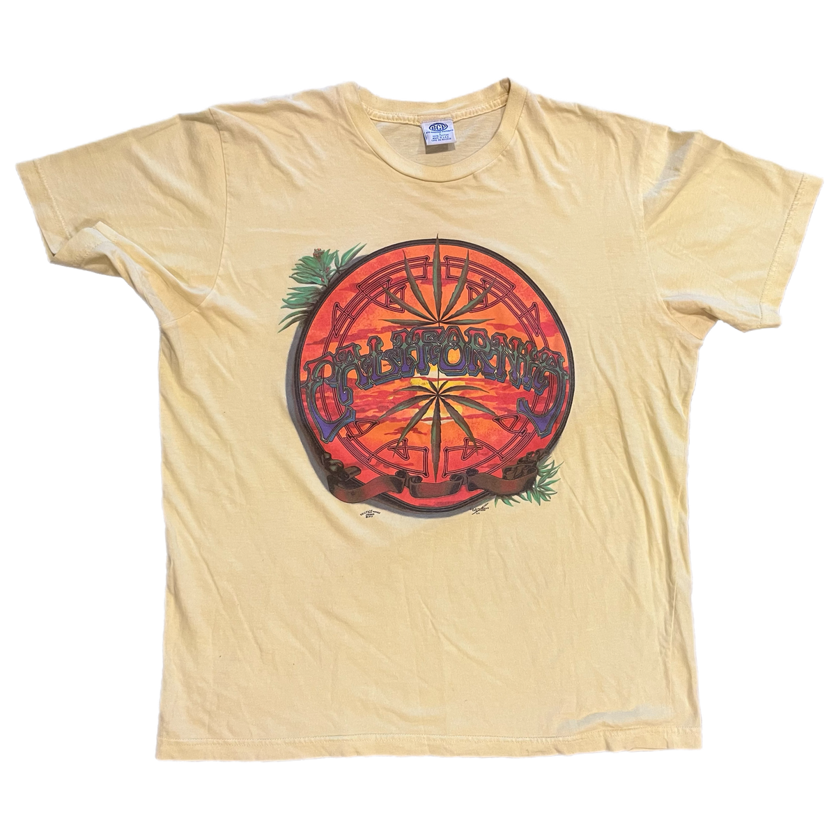Vintage Kelley Mouse Studios "California" Bill Graham Presents T-Shirt - jointcustodydc