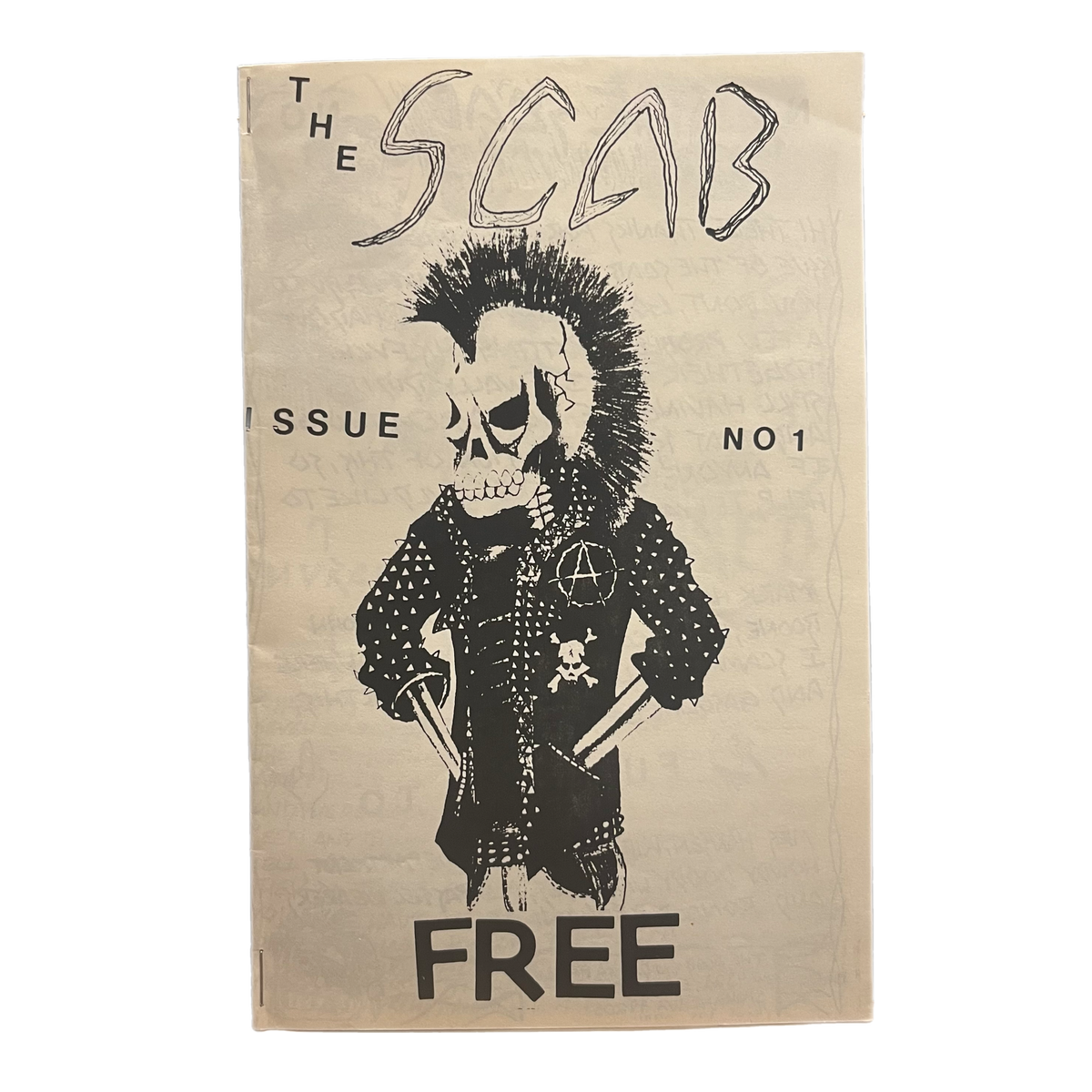 Vintage The Scab &quot;Issue #1&quot; Metal Fanzine