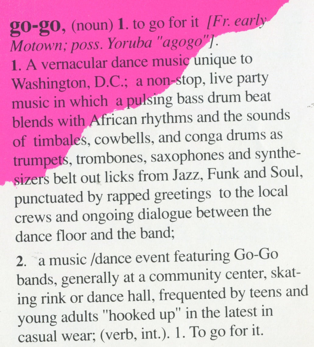 Vintage D.C. GOGO "What's The Time" Commission On The Arts Info Pamphlet - jointcustodydc