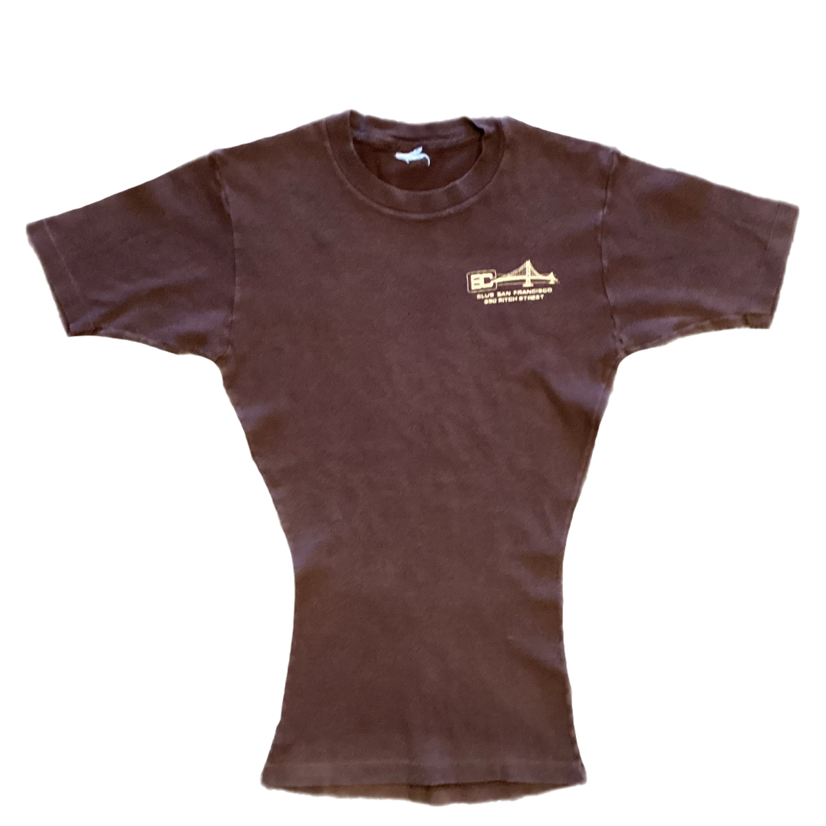 Vintage Club Baths Chain &quot;San Francisco&quot; &#39;80s Bath House Shirt