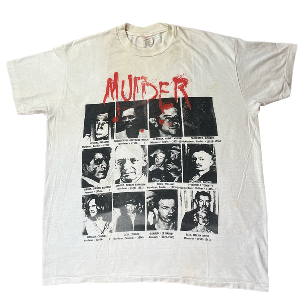Vintage Murderer "Serial Killer" T-Shirt - jointcustodydc