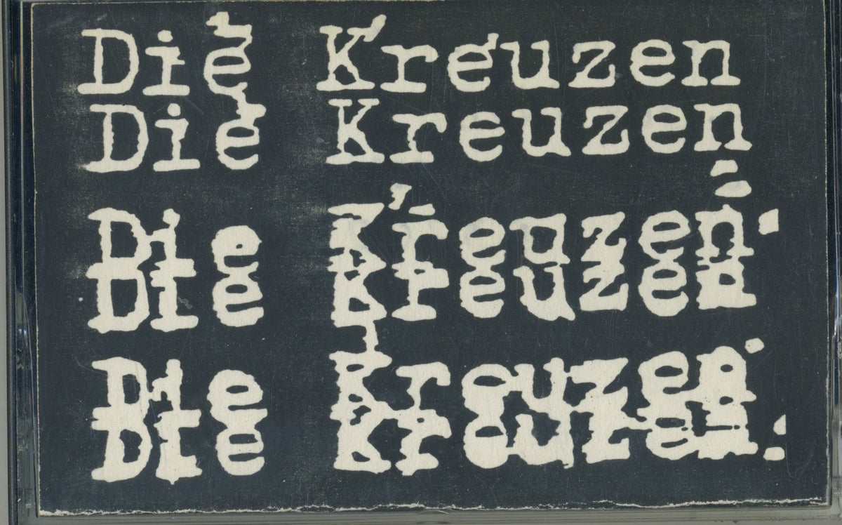 Die Kreuzen "Cement" Era Promotional Advance Cassette Tape