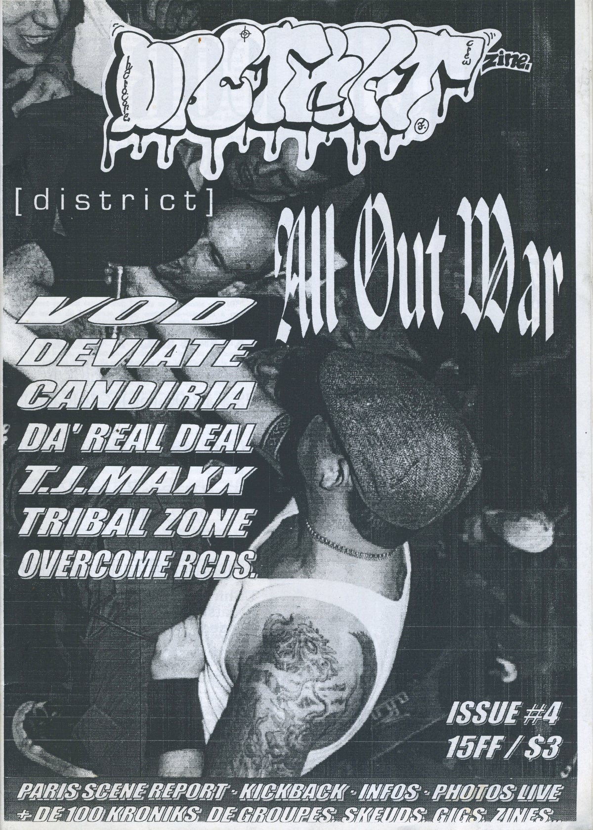 Vintage District Fanzine &quot;Paris Hardcore&quot; Issue #4