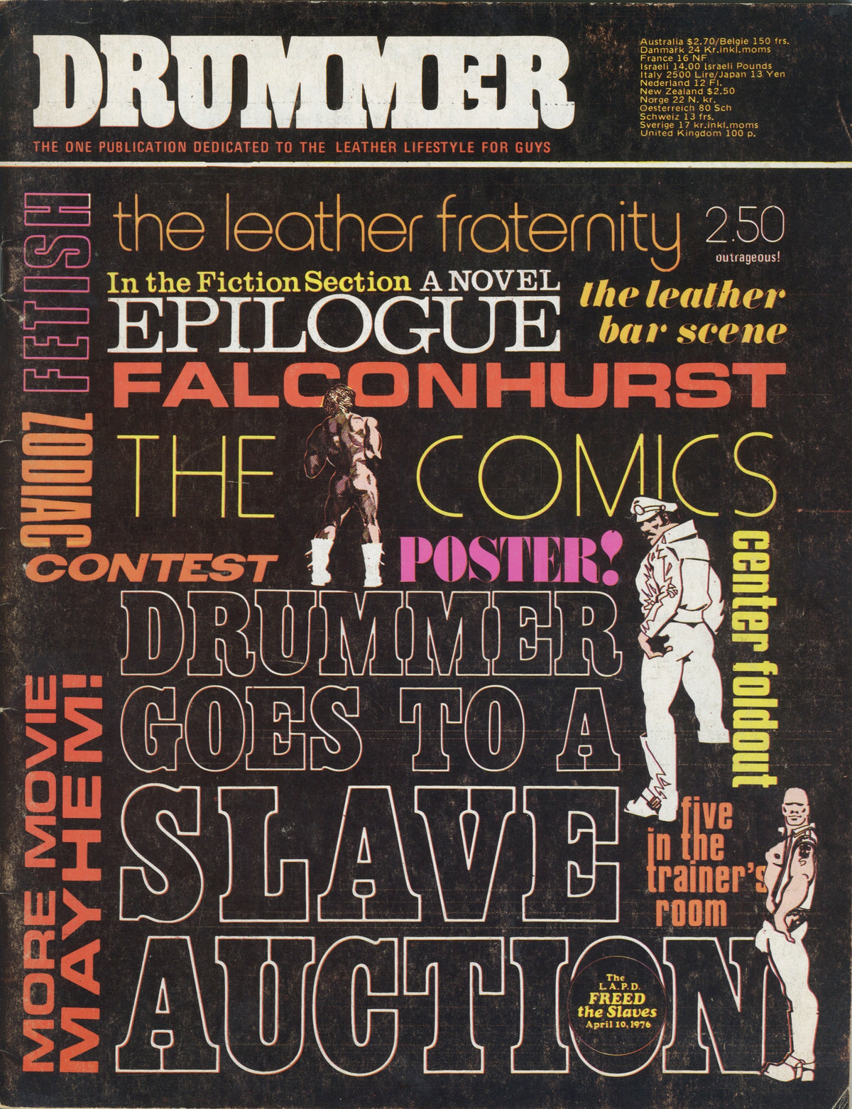 Vintage Drummer Magazine &quot;Leather&quot; Vol. 1 Issue #6