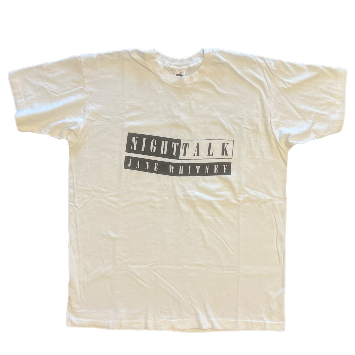 Vintage Jane Whitney &quot;NightTalk&quot; Promotional T-Shirt
