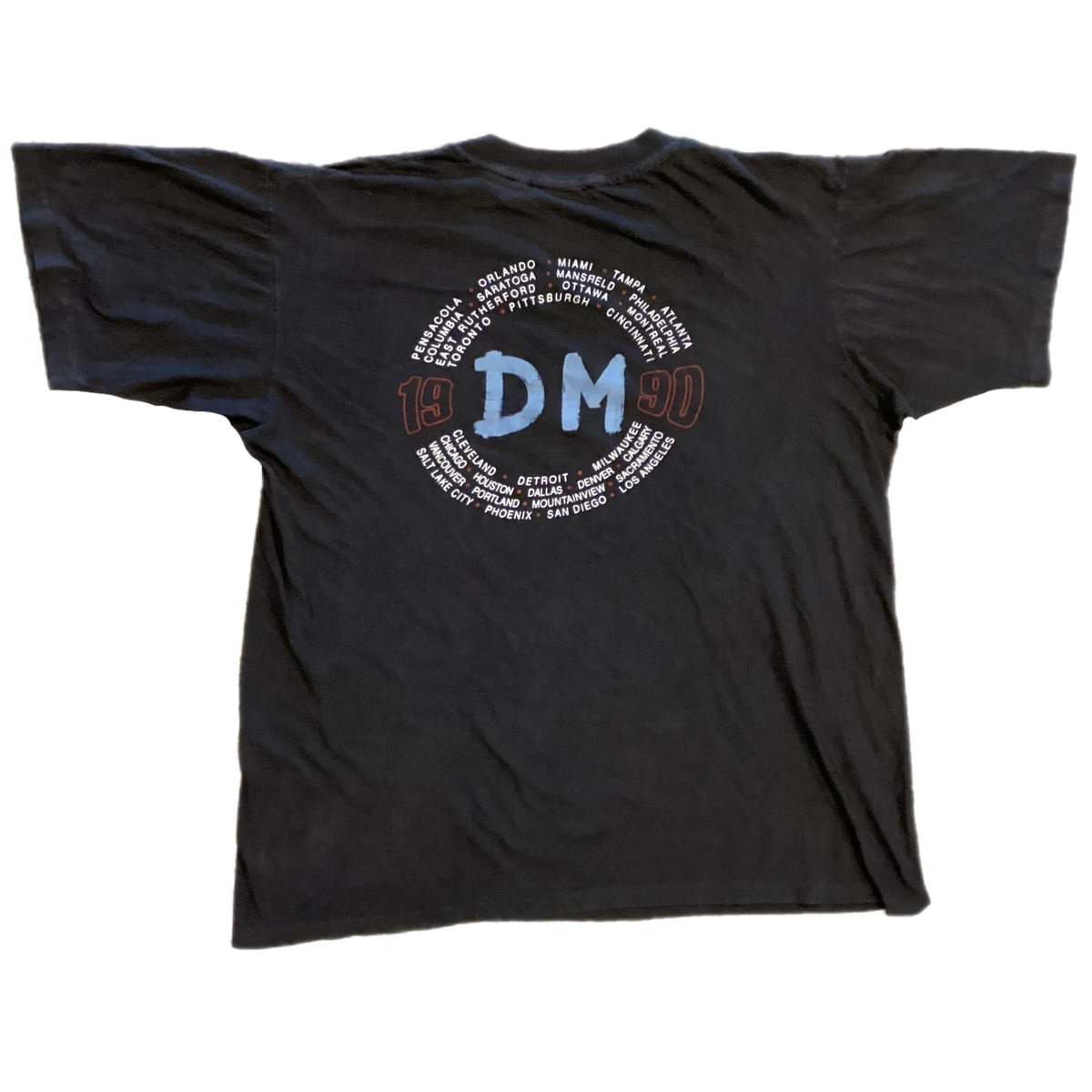 Vintage Depeche Mode &quot;World Violation&quot; Tour &#39;90 T-Shirt